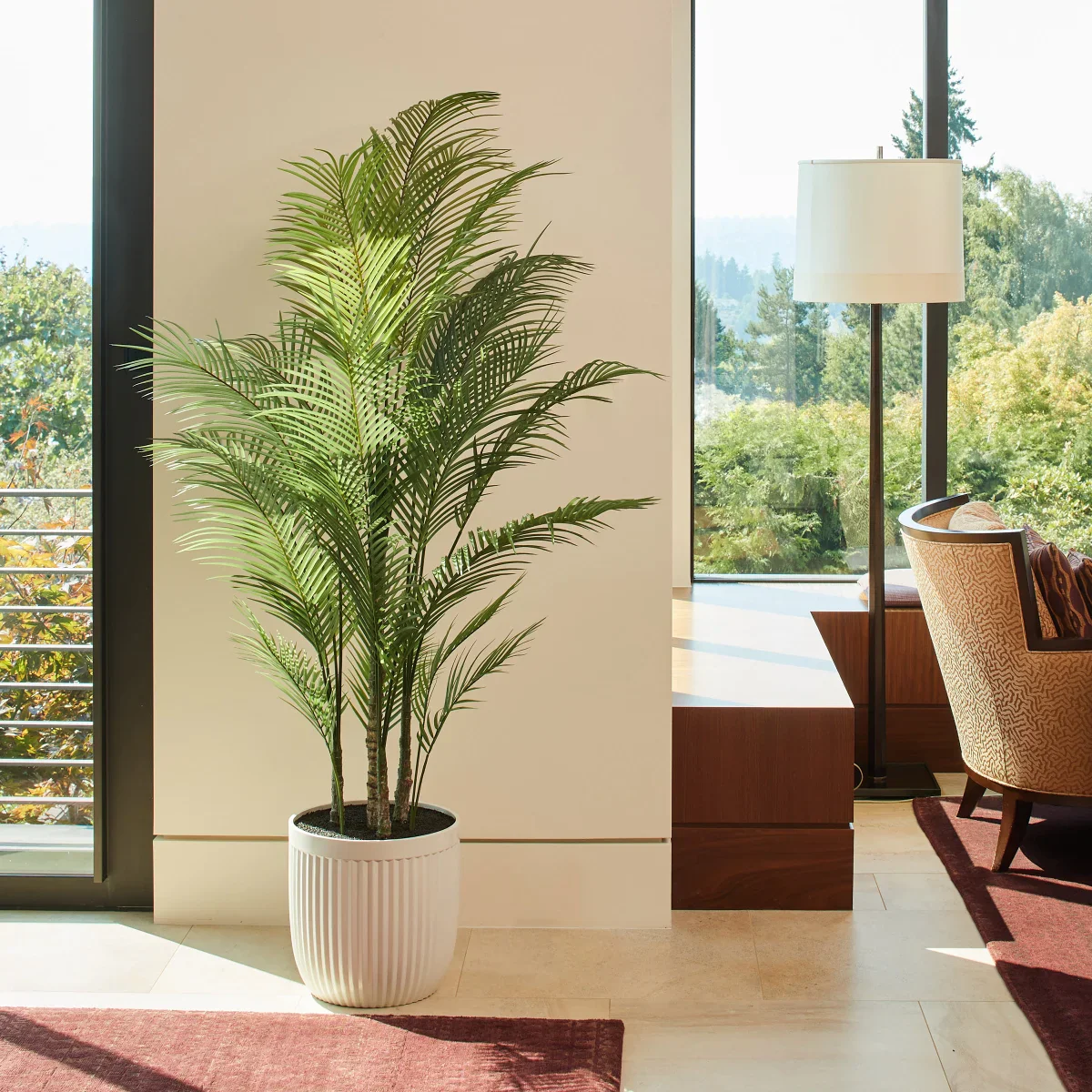 Faux 6.5ft Palm Tree - Retail $124 - Image 2