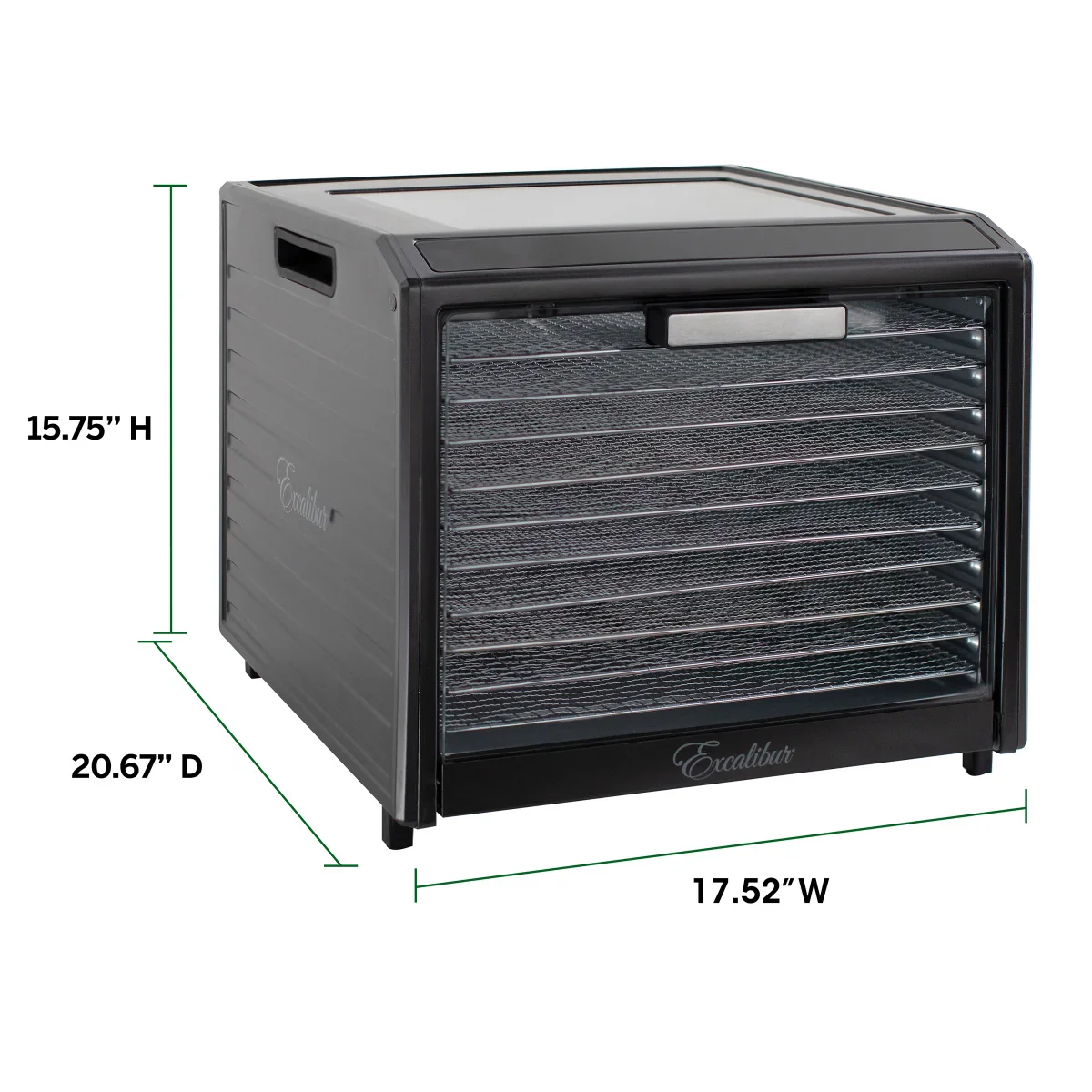 Excalibur 10 Tray Performance Digital Dehydrator, Stainless Steel - Retail $299 - Image 3