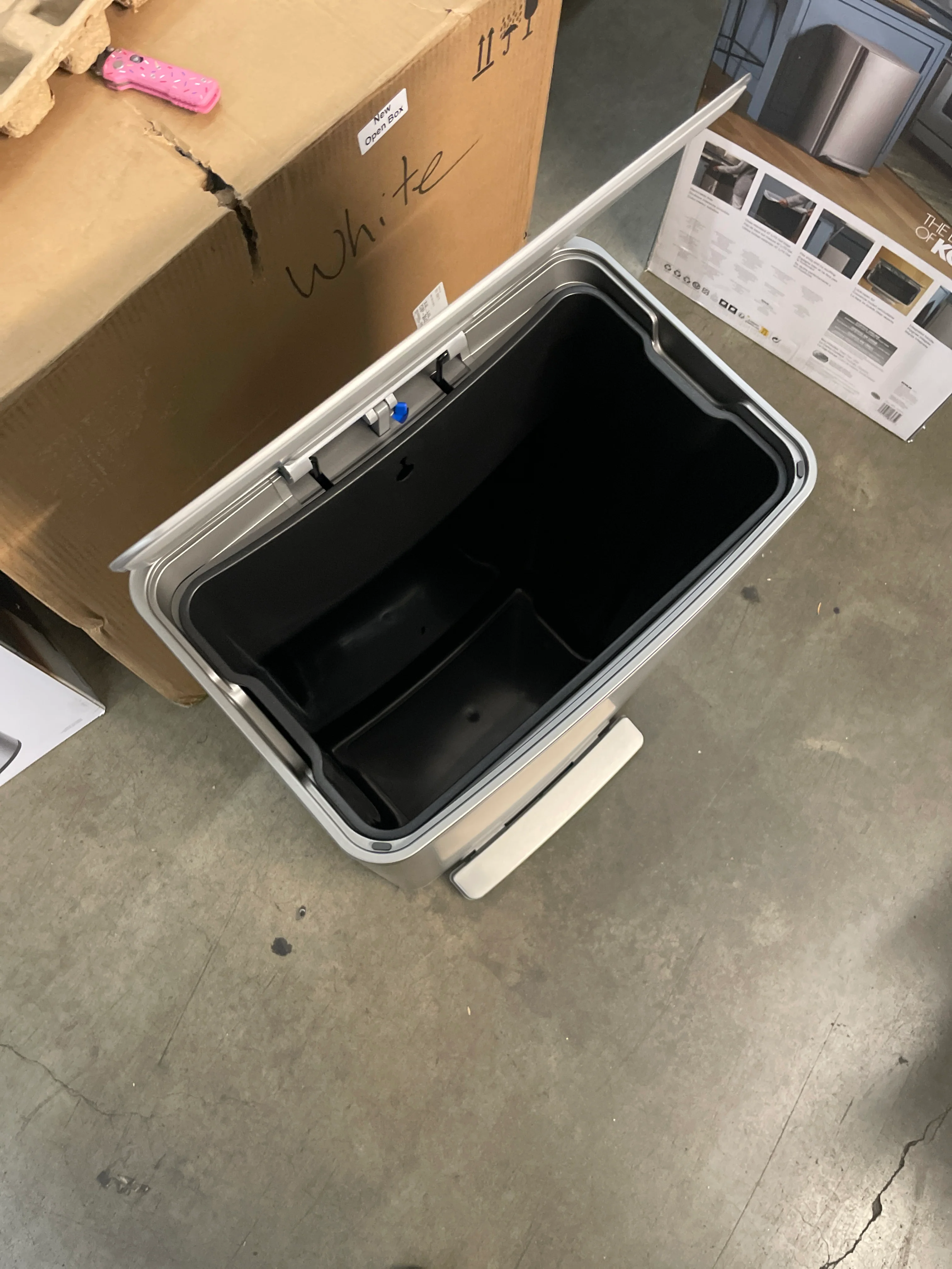 NEW - Kohler 47L Step Trash Can - Image 7