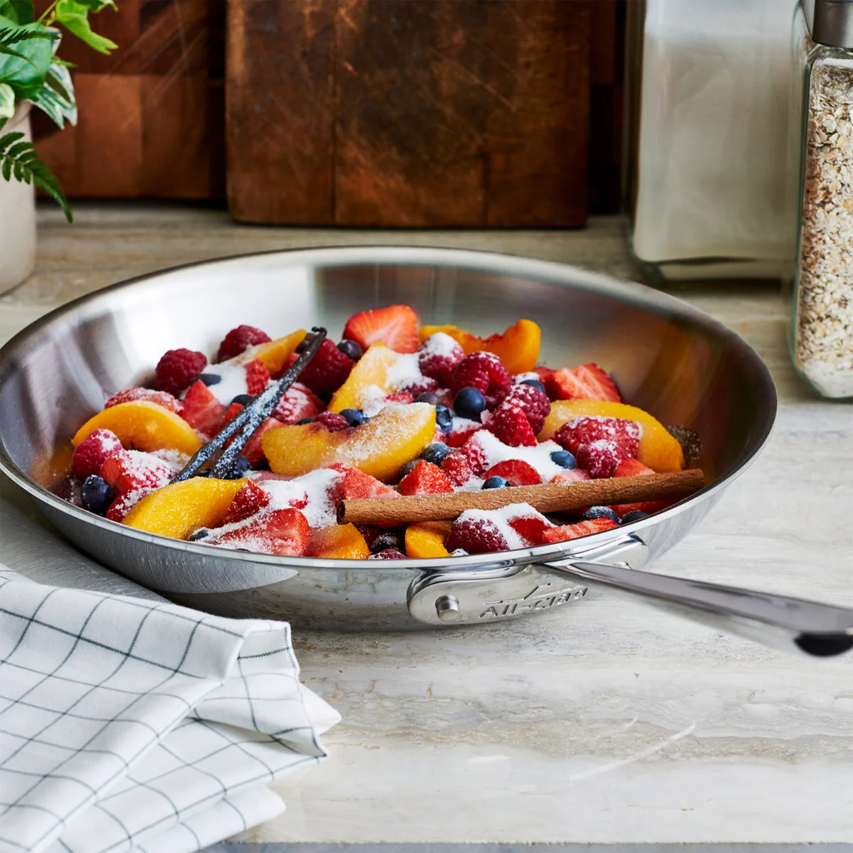 NEW - All-Clad D3 Stainless Steel 3-Ply Bonded 2-piece Fry Pan Set - Image 2
