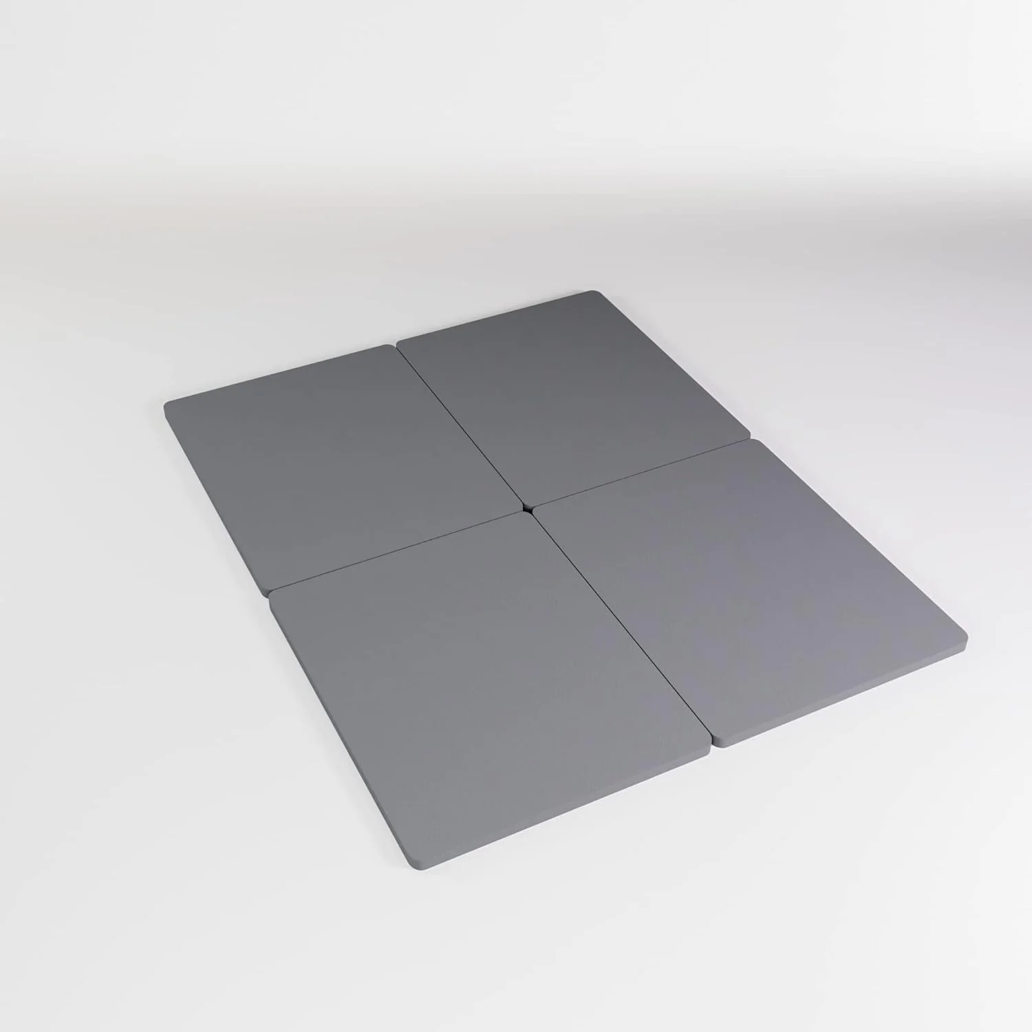 Zayton, California King(Fold) 1.5-Inch Split Bunkie Board for Mattress/Bed, Fully Assembled, Improved Comfort and Support, Grey - Retail $130 - Image 2