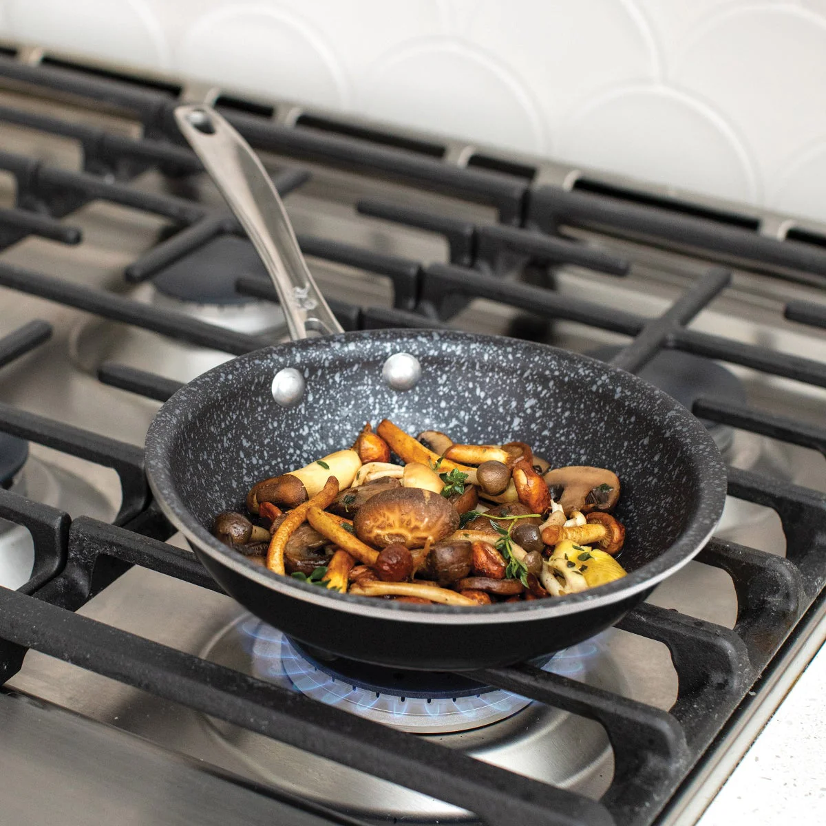 Nordic Ware Basalt Ceramic Non-Stick 3-Piece Skillet Set - Image 8