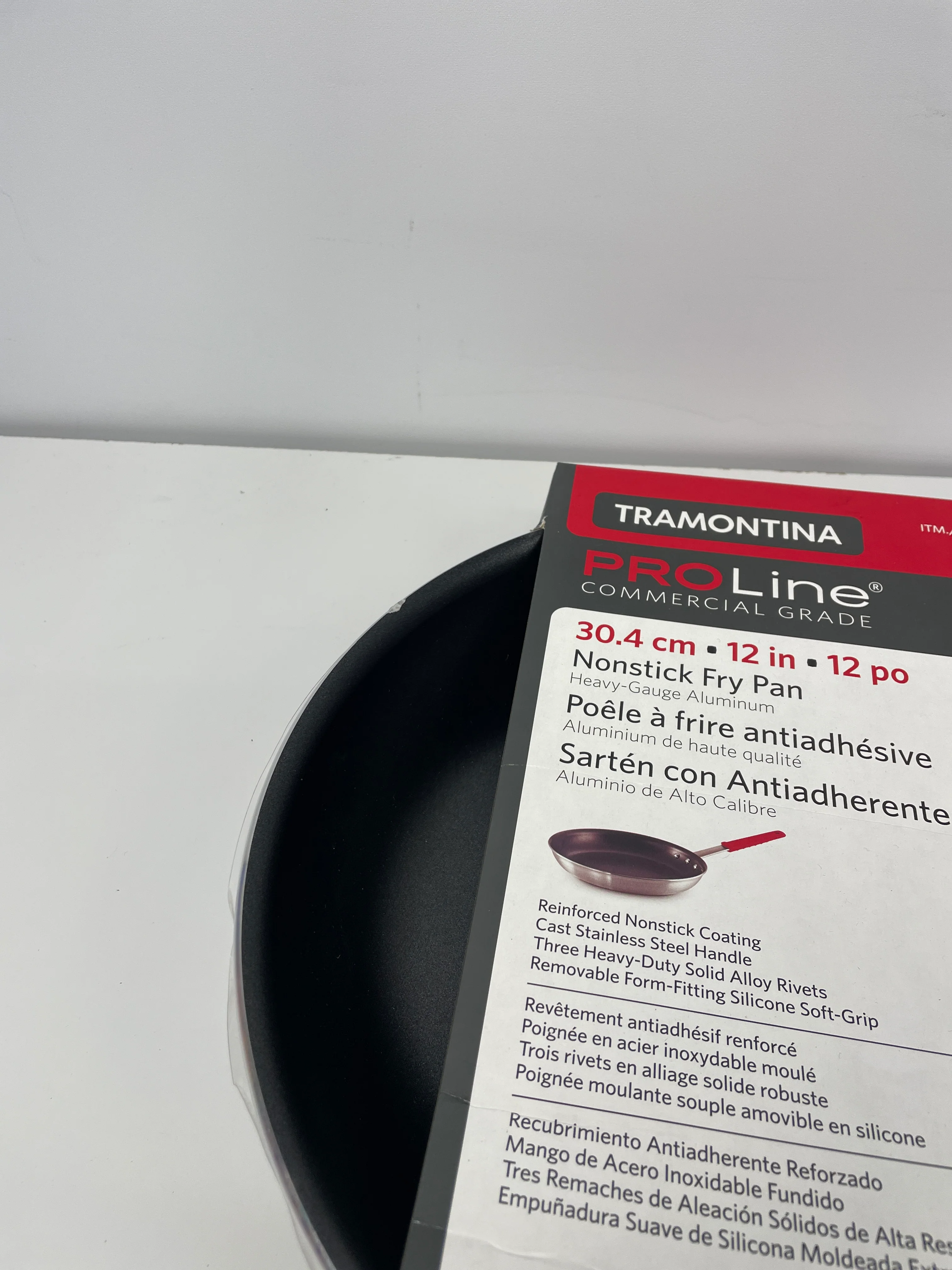 Tramontina Professional 12" Restaurant Fry Pan, Nonstick Aluminum - Retail $29 - Image 3