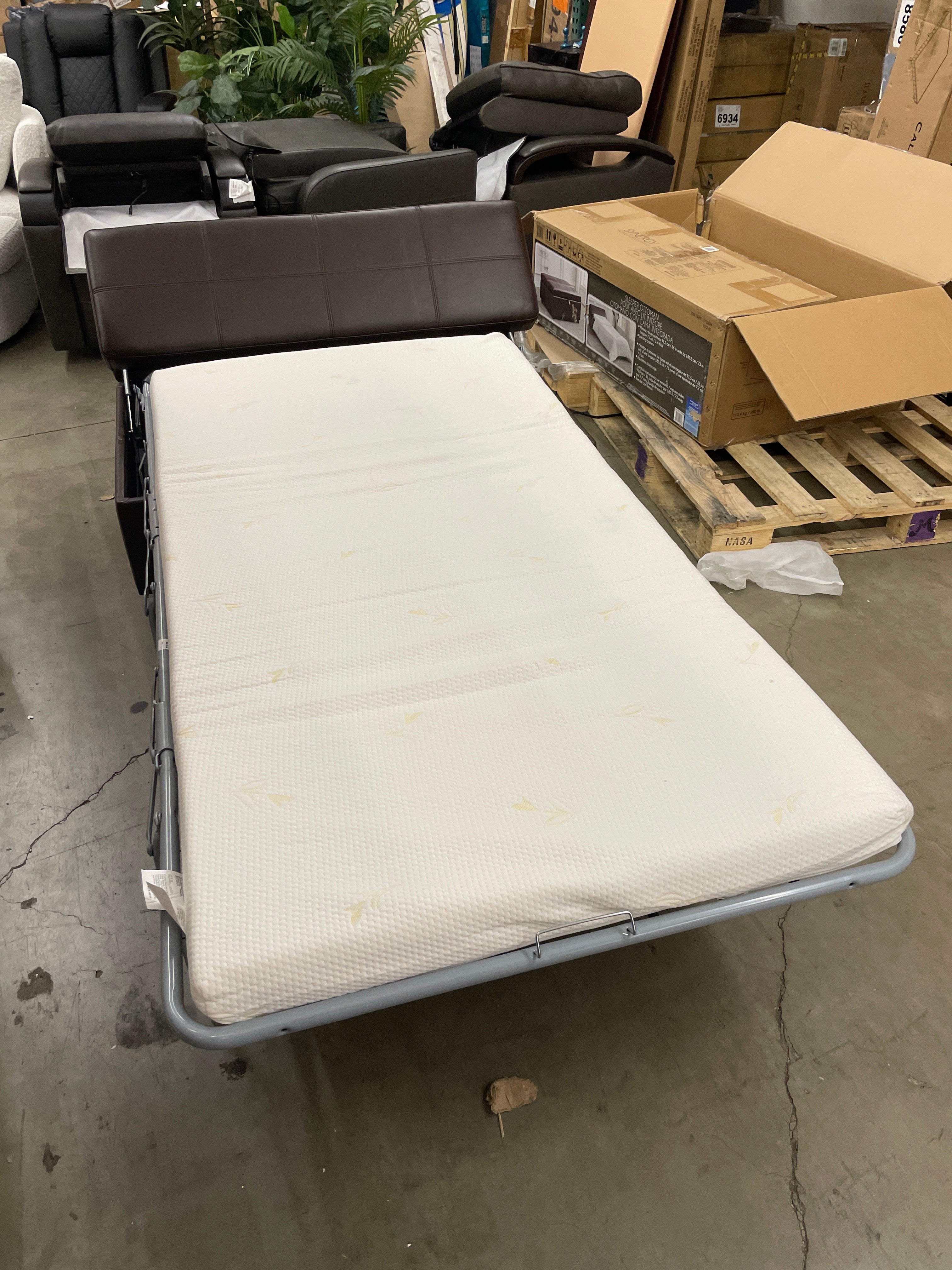 Like NEW - Emorie Sleeper Ottoman - Retail $400 - Image 7