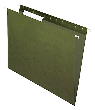 Office Depot® Brand Hanging Folders, 1/3 Cut, Letter Size, 100% Recycled, Green, Pack Of 25 - Image 2
