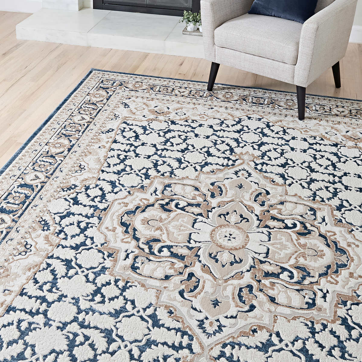 Like NEW - Costco - Barmond Area Rug, Belo Blue 7' 10" x 10' - Retail $239 - Image 5