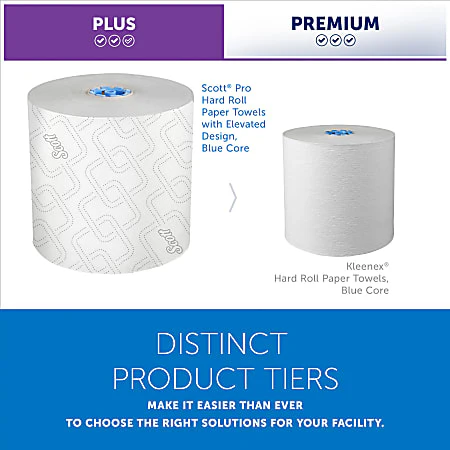Scott® Hardwound 1-Ply Paper Towels, 70% Recycled, 115 Sheets Per Roll, Pack Of 6 Rolls - Image 4