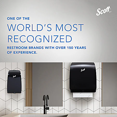 Scott® Hardwound 1-Ply Paper Towels, 70% Recycled, 115 Sheets Per Roll, Pack Of 6 Rolls - Image 5