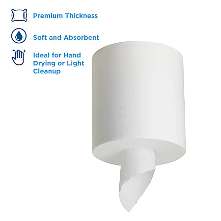 SofPull® by GP PRO 28124 Centerpull Regular Capacity 1-Ply Paper Towels, 324 Sheets Per Roll, Pack Of 6 Rolls - Image 2