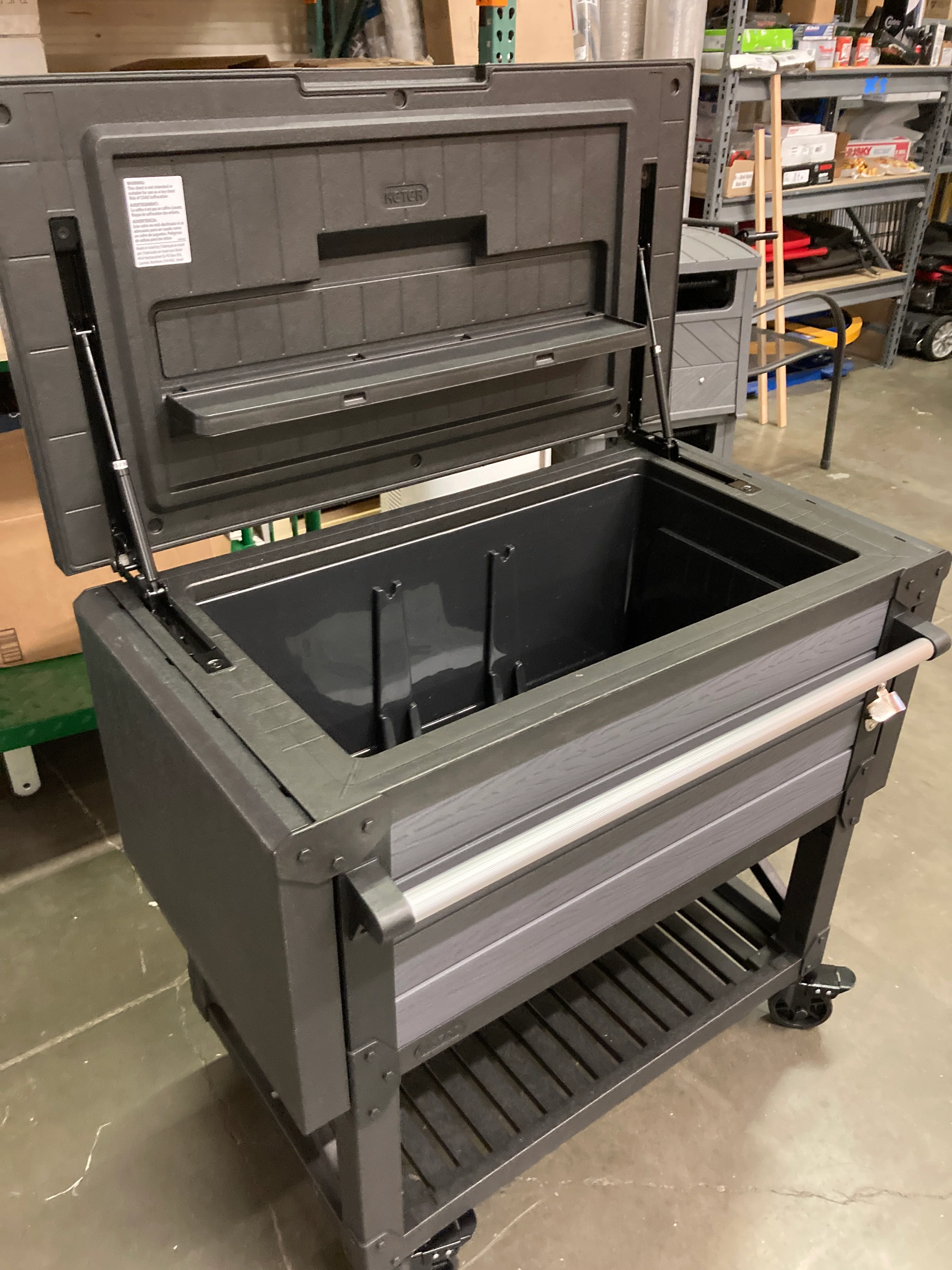 Costco - Keter Patio Cooler & Beverage Cart - Retail $379 - Image 5