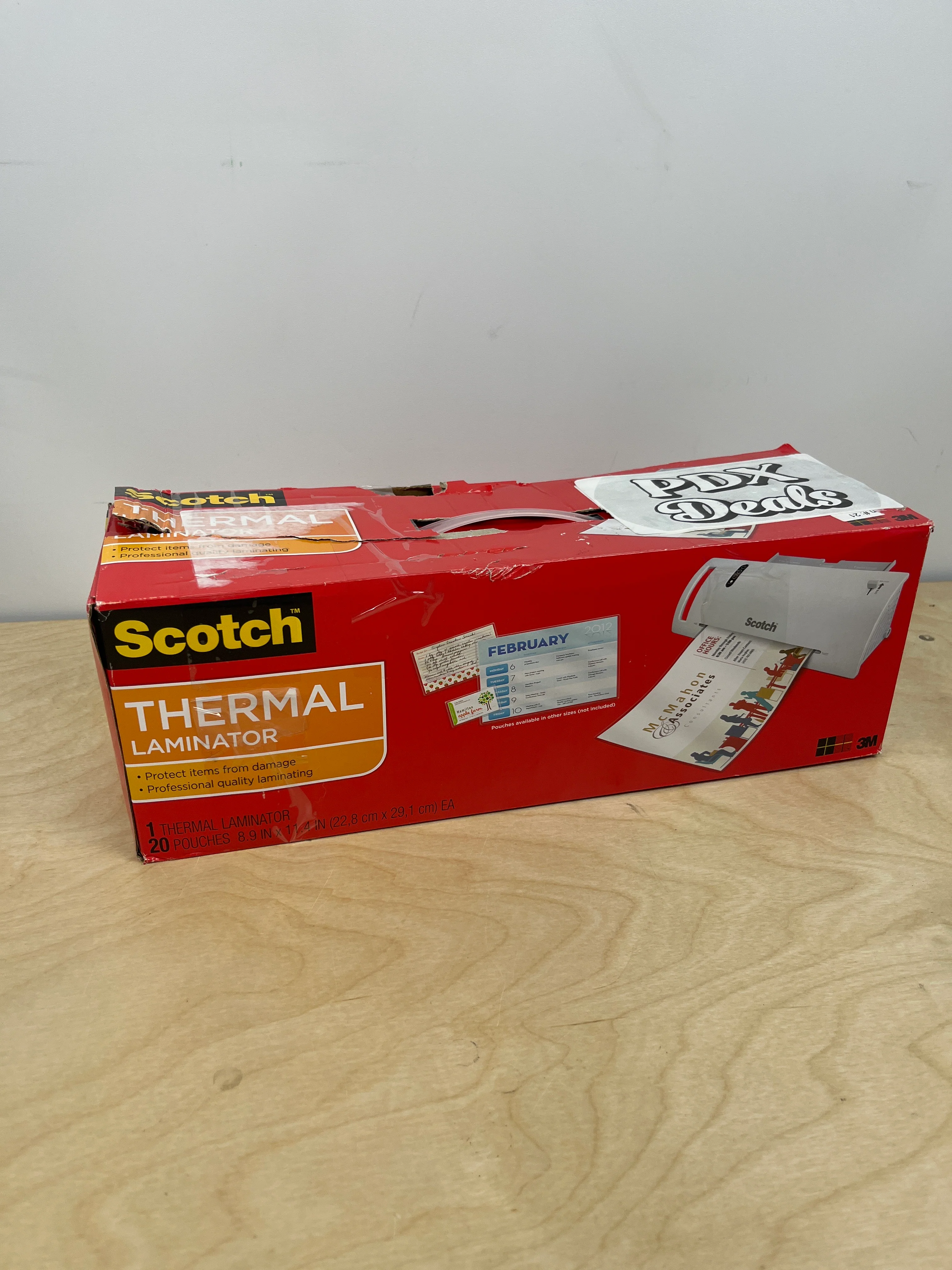 Scotch TL902VP Thermal Laminator, 1 Laminating Machine, White, Laminate Recipe Cards, Photos and Documents, For Home, Office or School Supplies, 9 in. - Retail $0 - Image 11