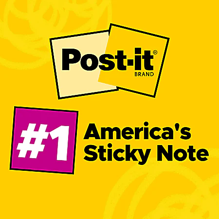 Post-it® Notes, 1 3/8 in x 1 7/8 in, 24 Pads, 100 Sheets/Pad, Clean Removal, Back to School Supplies for Students, Beachside Café Collection - Image 3