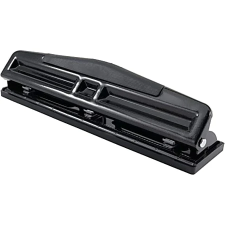 Office Depot® Brand 3-Hole Adjustable Punch, Black - Image 5