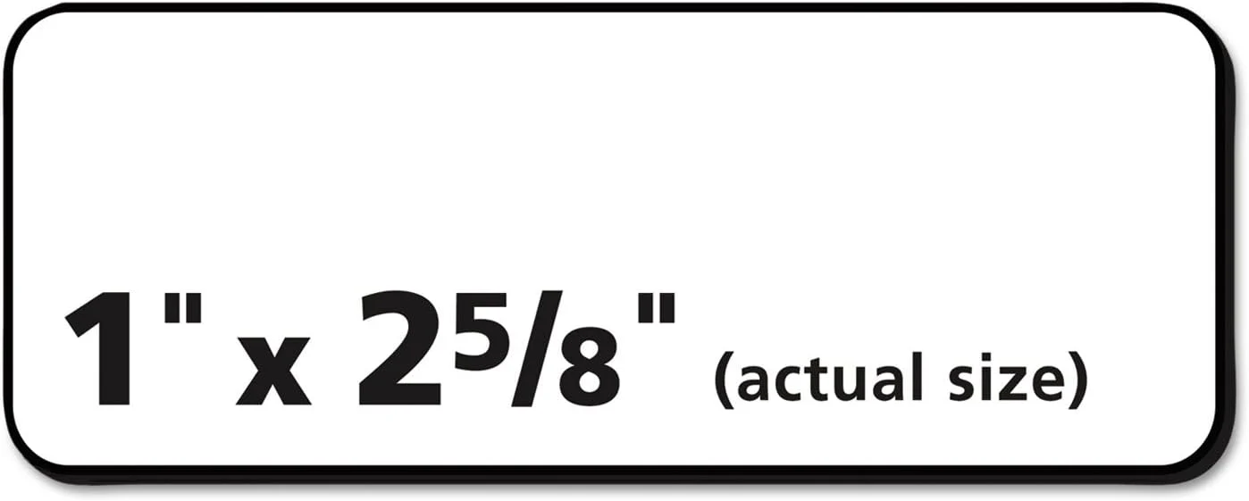 Avery 5960 Laser Labels, Mailing, 1-Inch x2-5/8-Inch, 7500/BX, White - Image 6