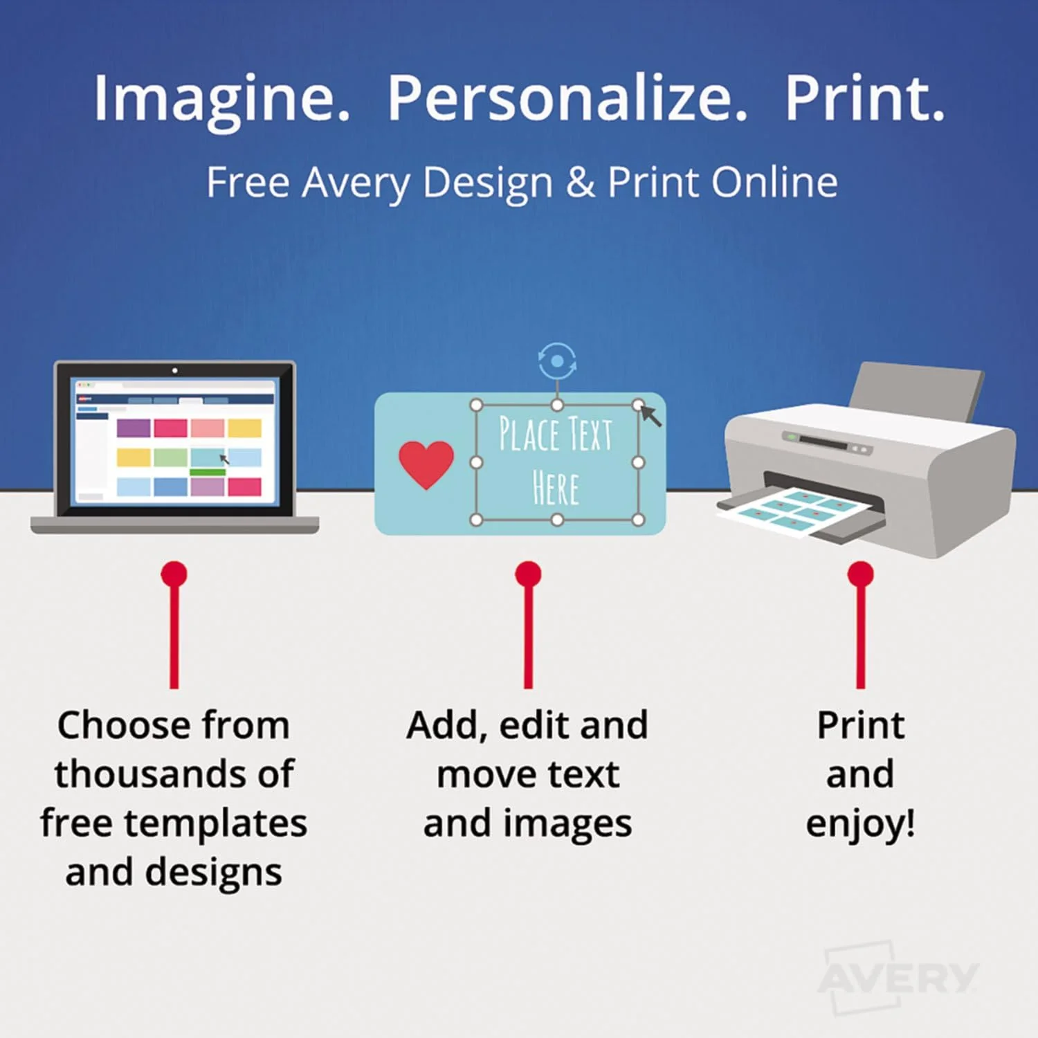 Avery 5960 Laser Labels, Mailing, 1-Inch x2-5/8-Inch, 7500/BX, White - Image 7