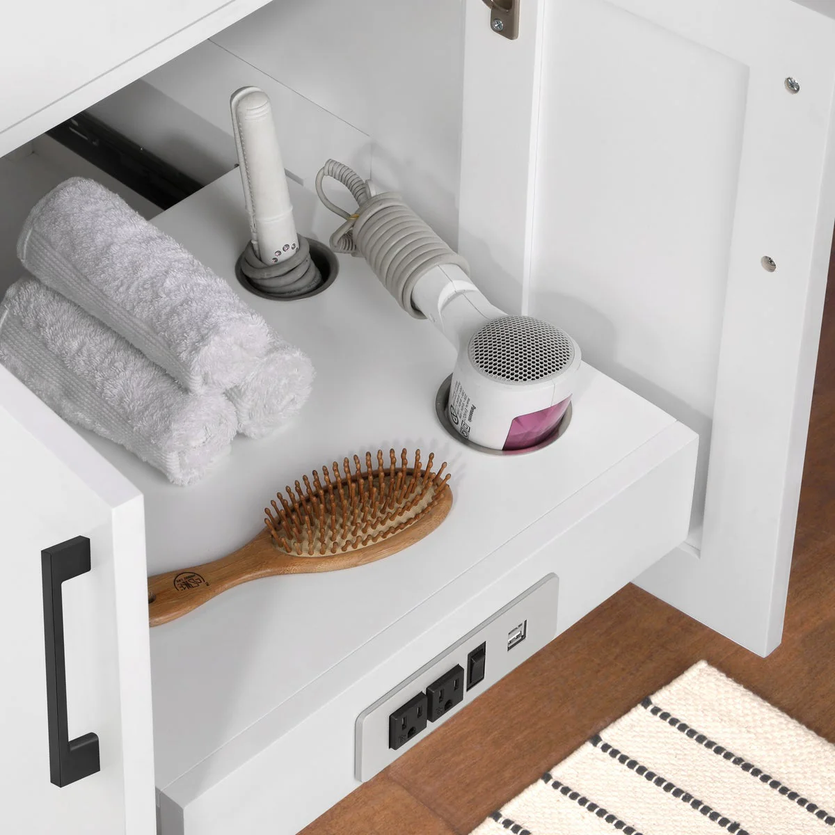 OVE Decors Alonso Bath Vanity in White 60" - Image 4