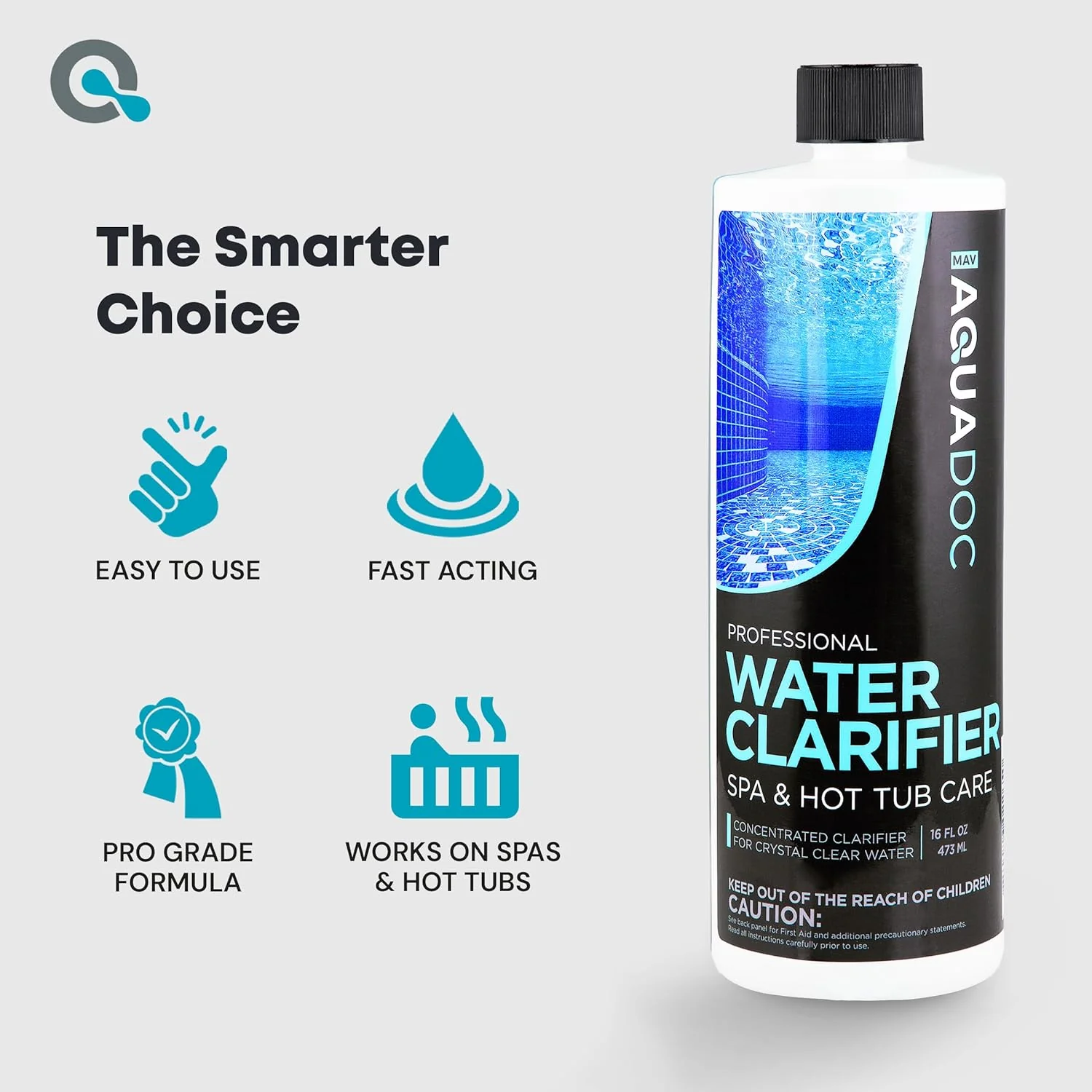 Spa Clarifier & Hot Tub Clarifier for Fast Acting Cloudy Water Treatment, The Spa Clarifier Hot Tub Owners Love, Use Our Hot Tub Water Clarifier to Keep Your Spa Clear & Balanced - MAV AquaDoc 16oz - Image 5