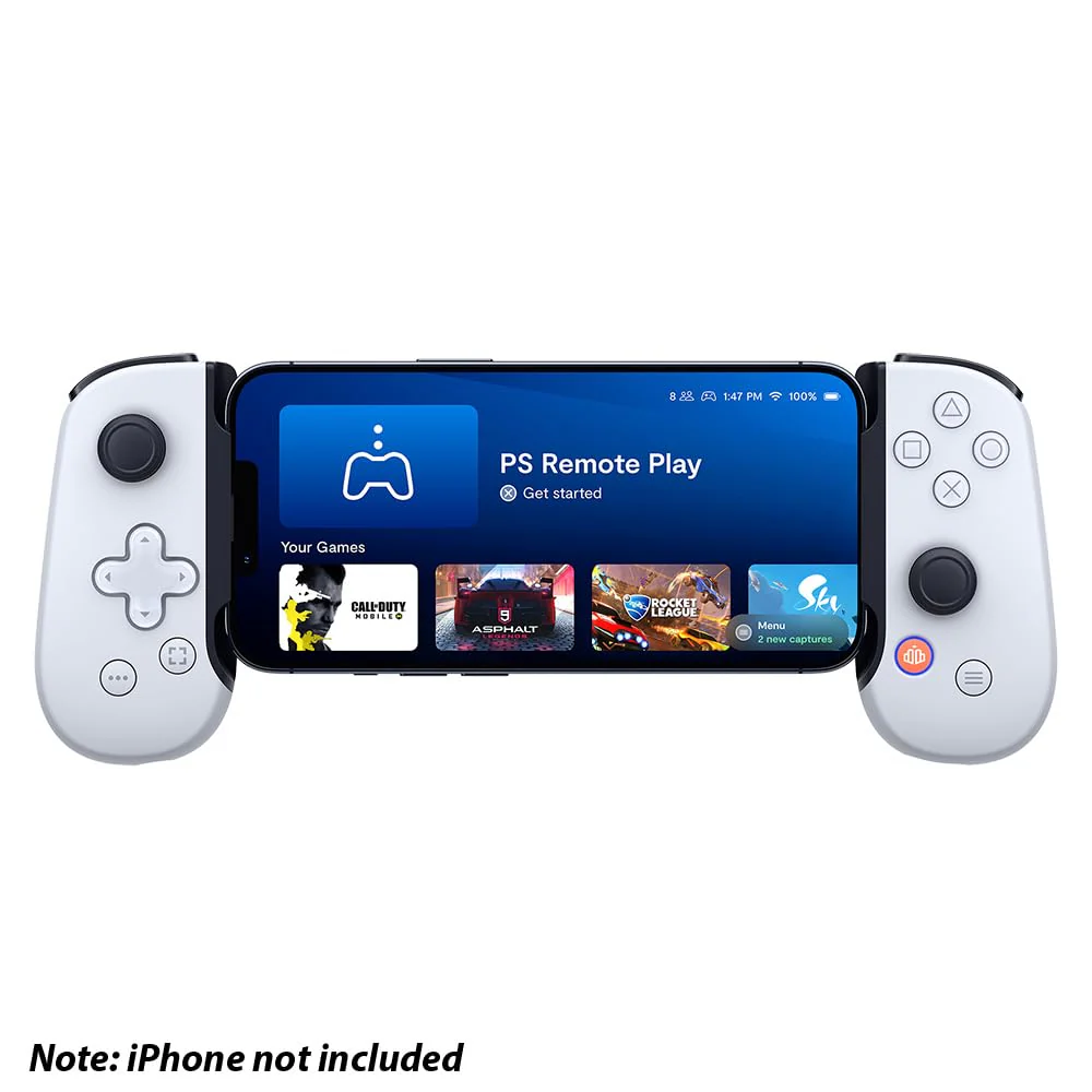 Backbone - One - PlayStation Edition (Lightning) - Mobile Gaming Controller for iPhone - White - Retail $84 - Image 3