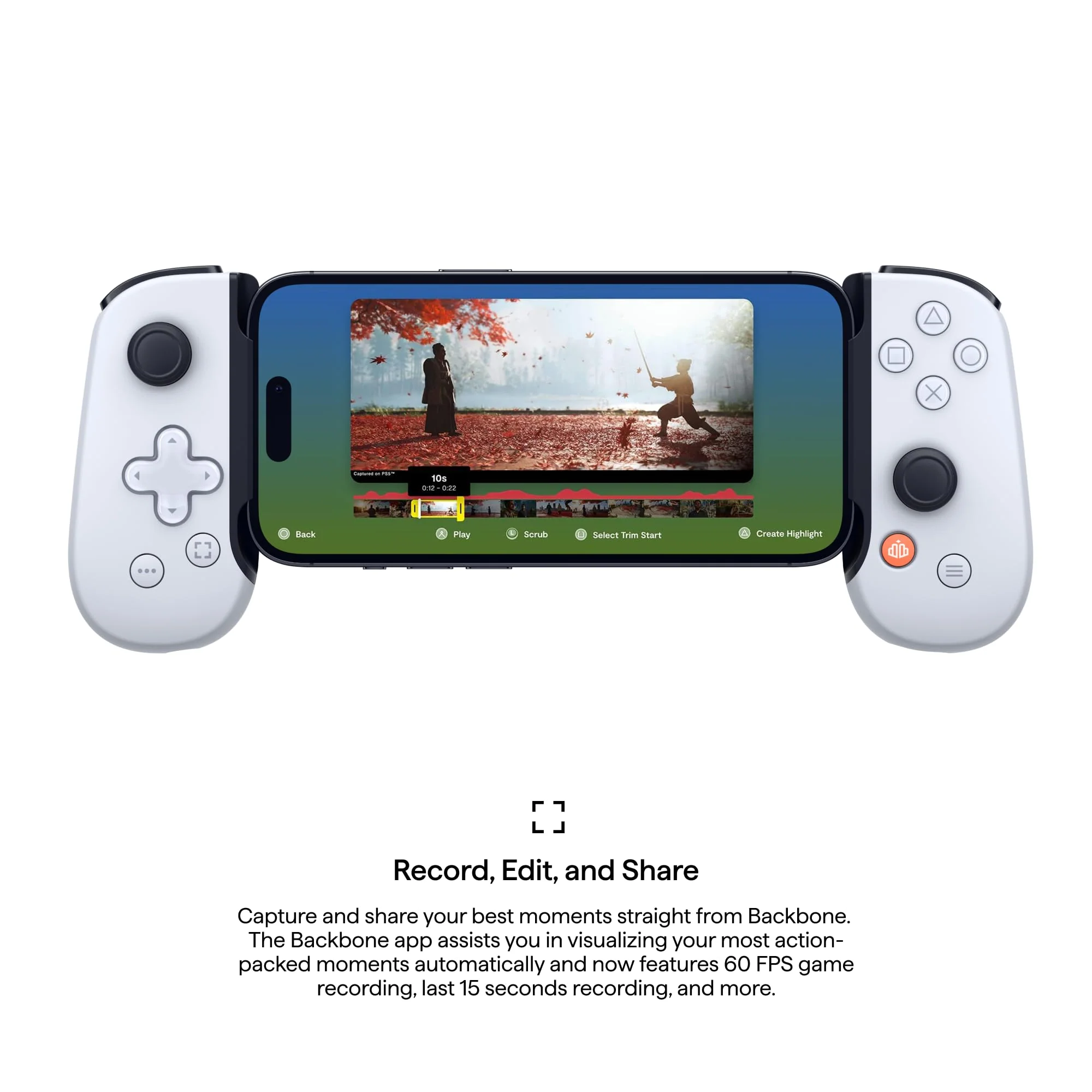 BACKBONE One Mobile Gaming Controller for iPhone (Lightning) - PlayStation Edition - 1st Gen - Turn Your iPhone into a Gaming Console - Play Xbox, PlayStation, Call of Duty, Roblox, Minecraft & More - Retail $50 - Image 7