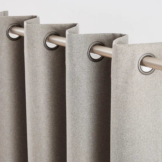 Blackout Window Panels/Curtains, 2-pack In Beige - Image 2