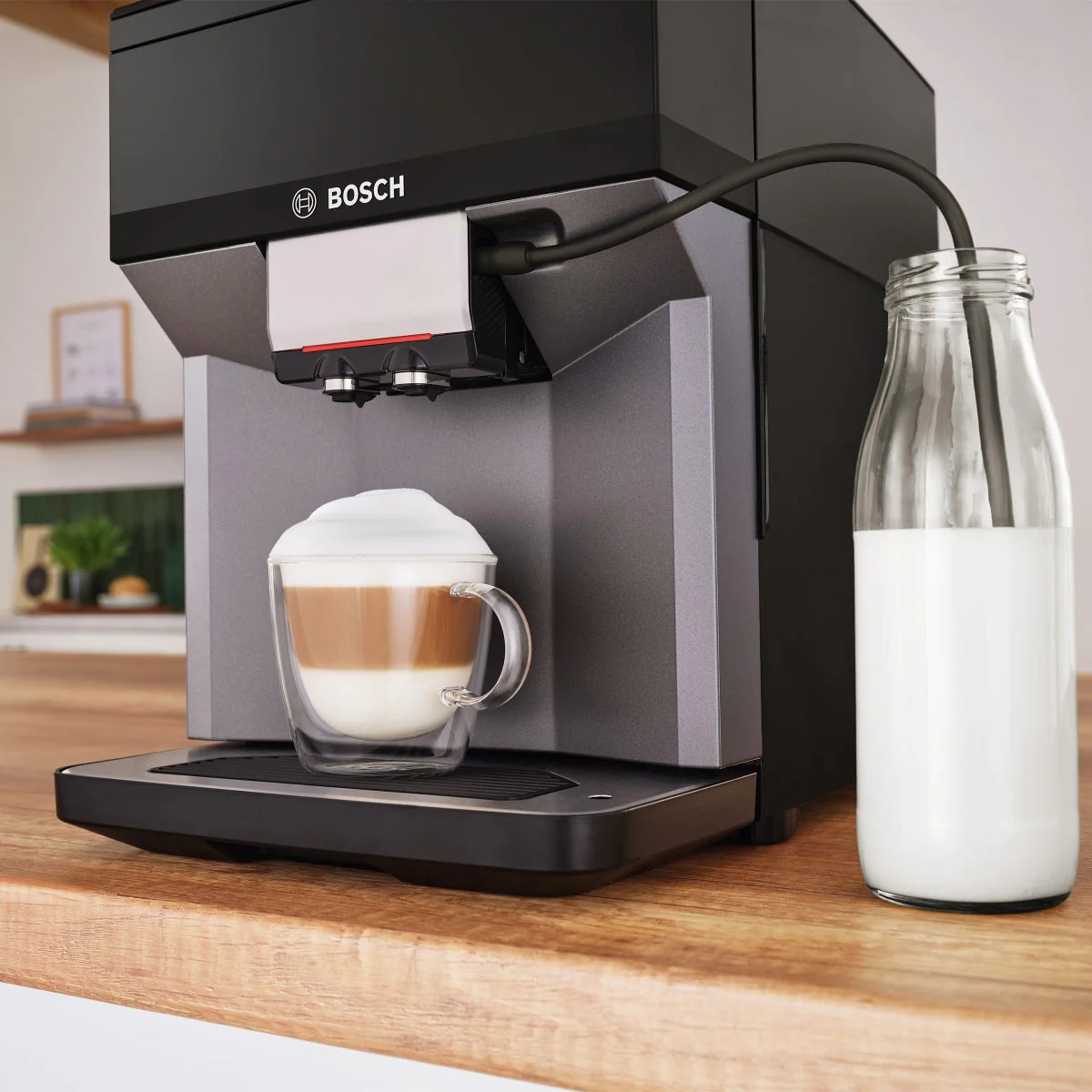 NEW - Bosch 500 Series Fully Automatic Espresso and Coffee Machine, Dark Silver - Image 2