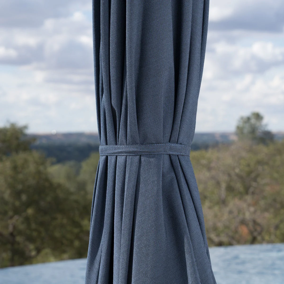SunVilla 10' Auto-Tilt Market Umbrella In Blue - Image 3