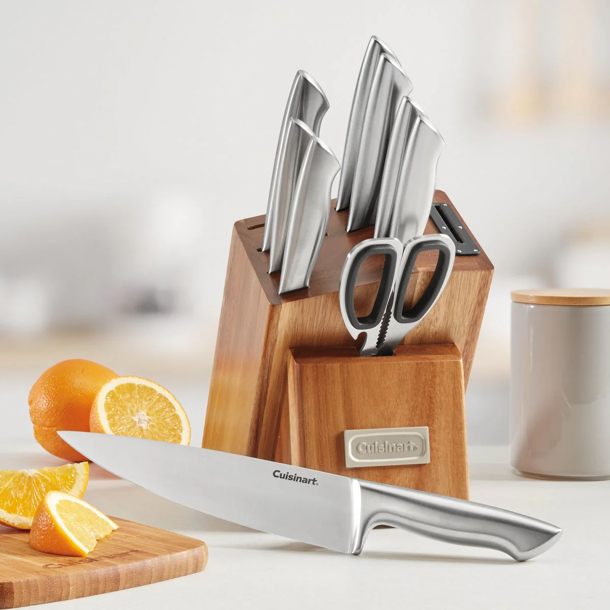 Cuisinart German Steel 10-piece Knife Block Set with Built-in Sharpener - Image 2