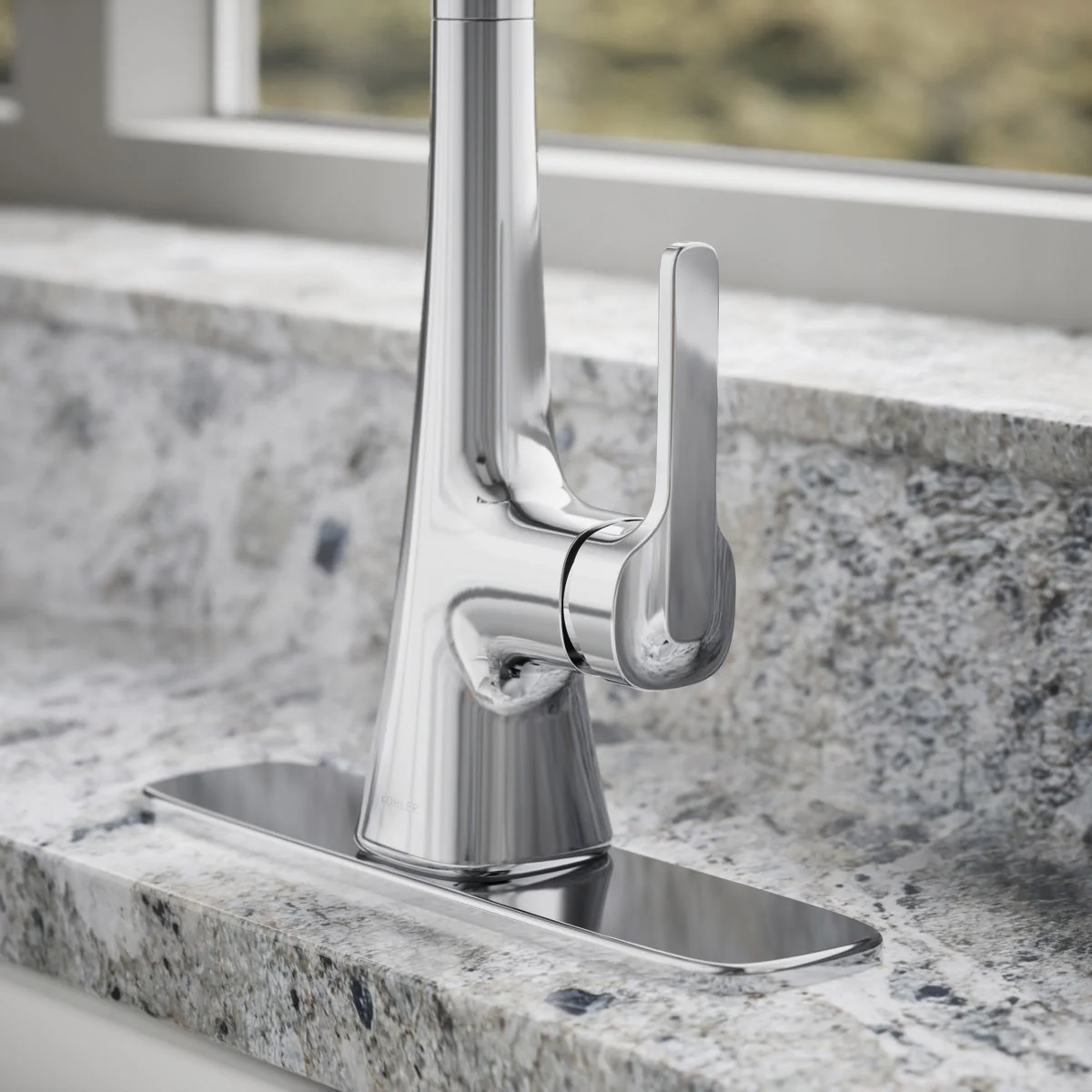 Kohler Guild Pull-down Kitchen Sink Faucet with Three-function Sprayhead - Image 5