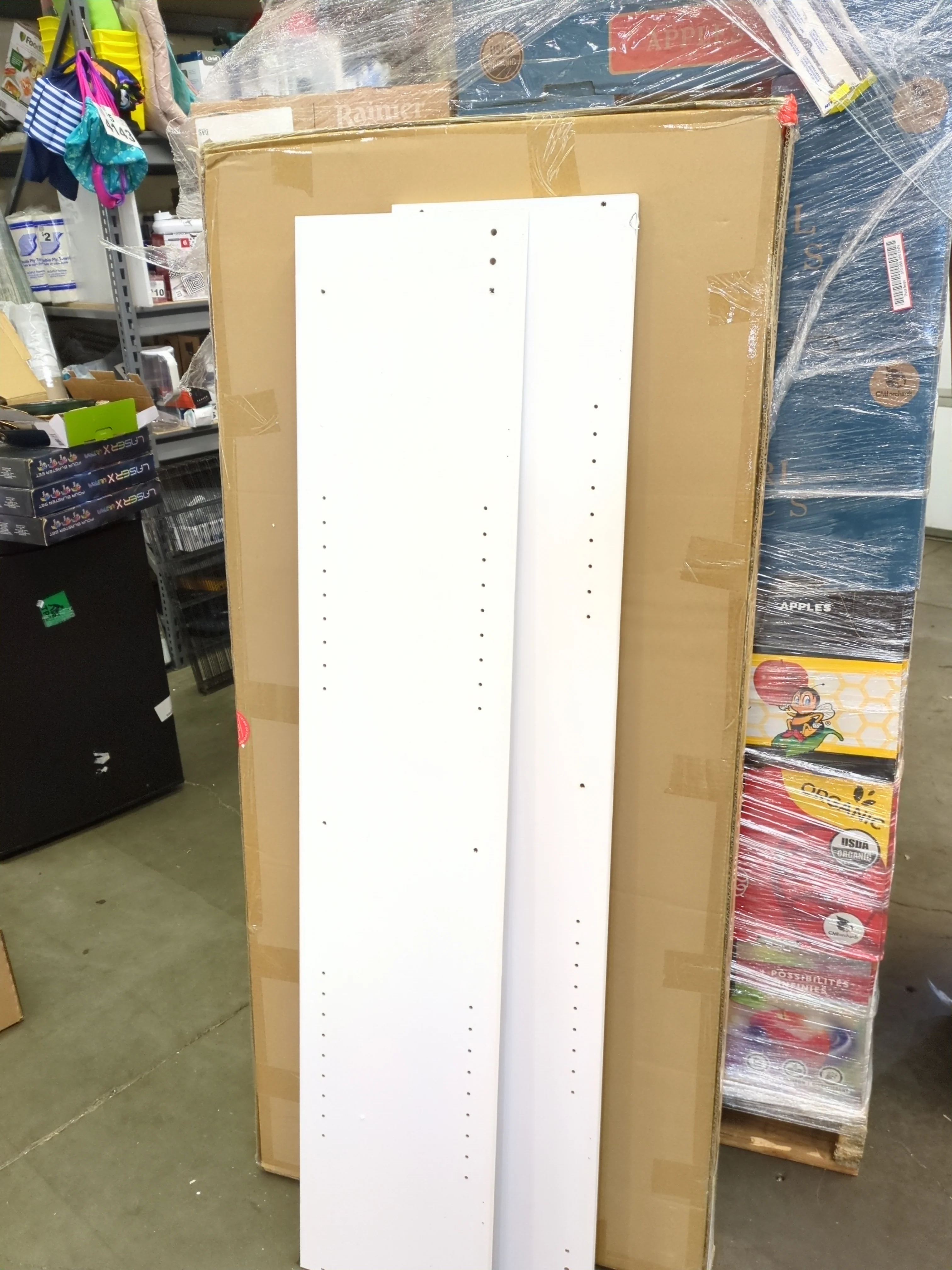NEW w/ minor dmg - ClosetMaid Pantry Cabinet Cupboard with 2 Doors, Adjustable Shelves, Standing, Storage for Kitchen, Laundry or Utility Room, White - Retail $118 - Image 8