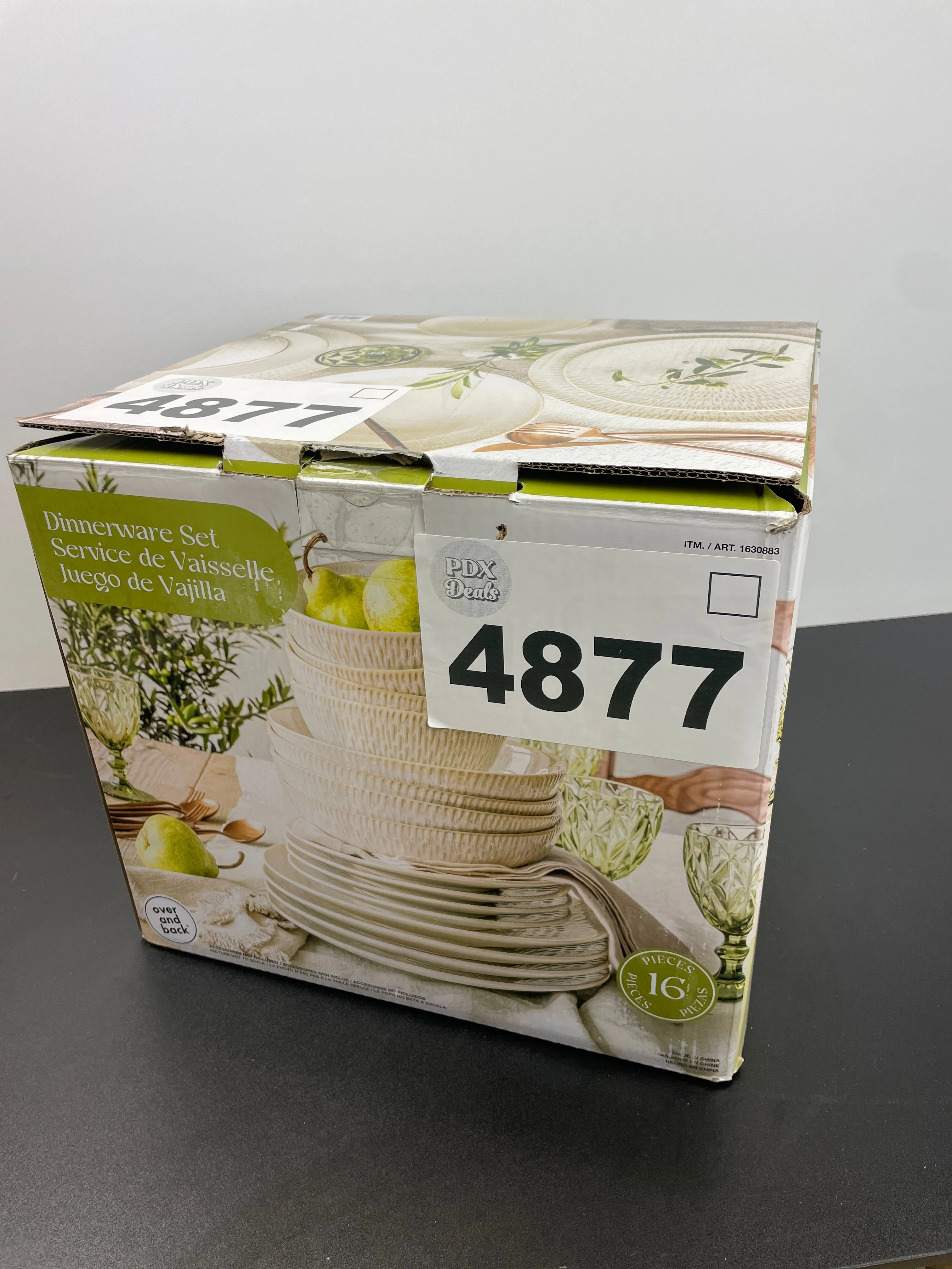 NEW - over&back Ivory WESTPOINT 16-piece Dinnerware Set - Retail $55 - Image 4