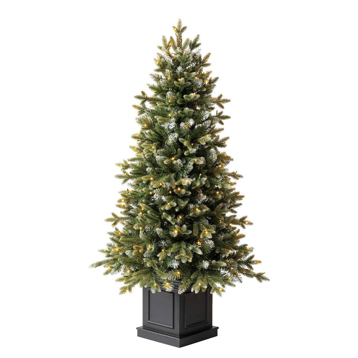Costco - 4.5 ft Pre-Lit Potted Aspen Artificial Christmas Tree, Color-Changing Radiant Micro LED Lights - Retail $169 - Image 10