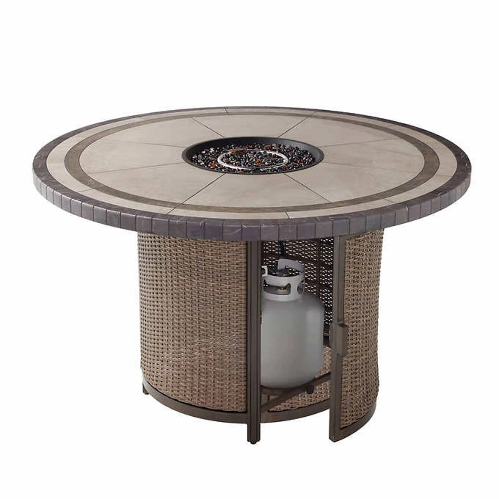 Costco - Agio Anderson 7-piece Fire Outdoor Patio Dining Set - Retail $1999 - Image 4