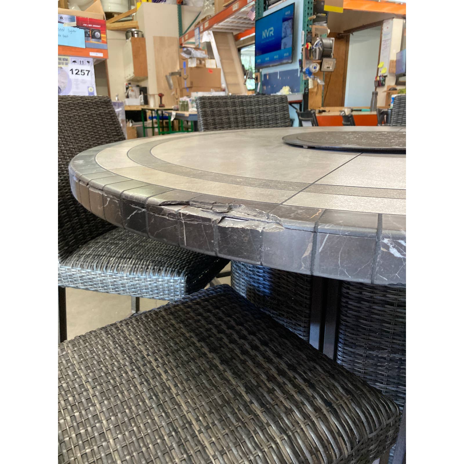 Costco - Agio Anderson 7-piece Fire Outdoor Patio Dining Set - Retail $1999 - Image 7