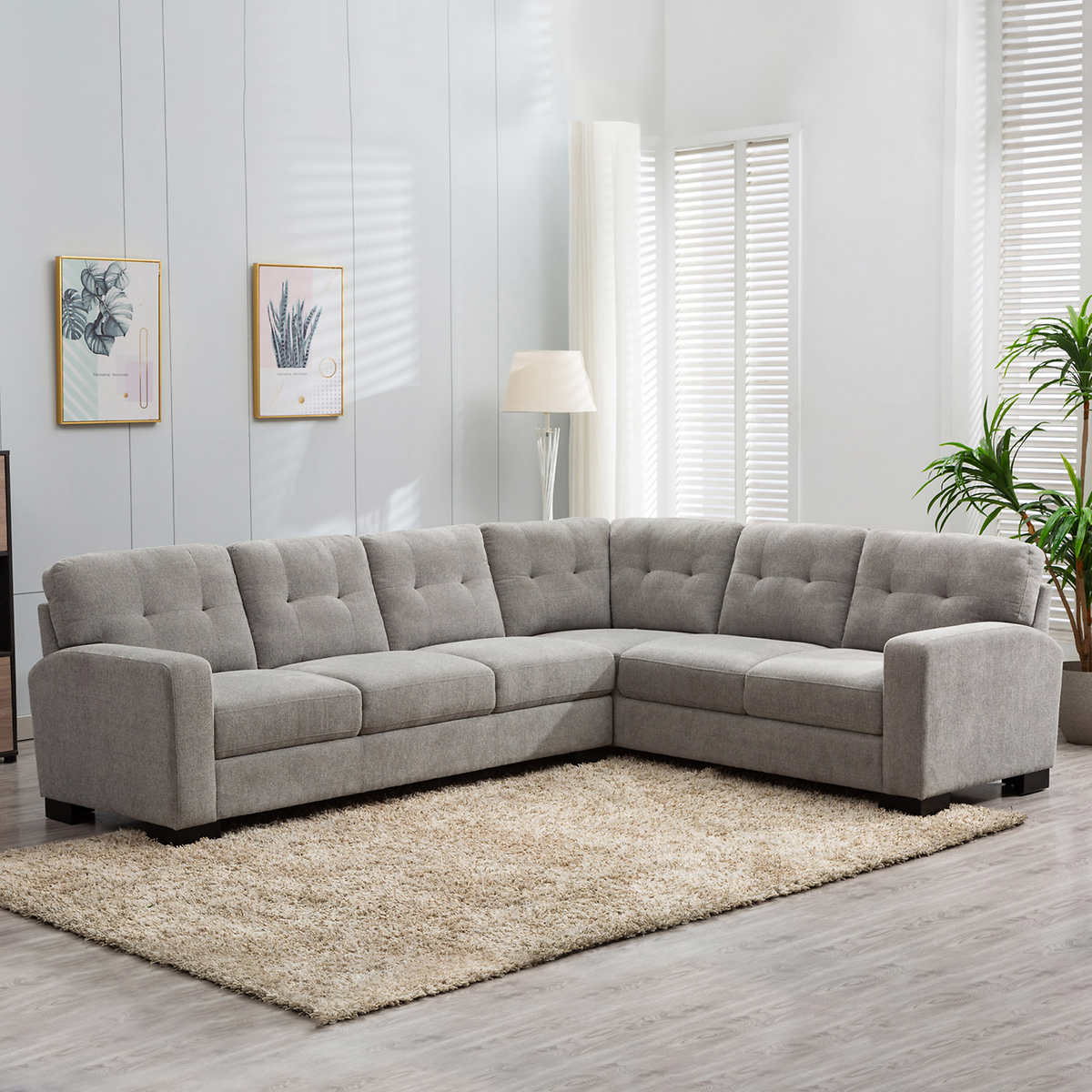 Costco - Annadale Fabric Sectional - Retail $1499 - Image 2