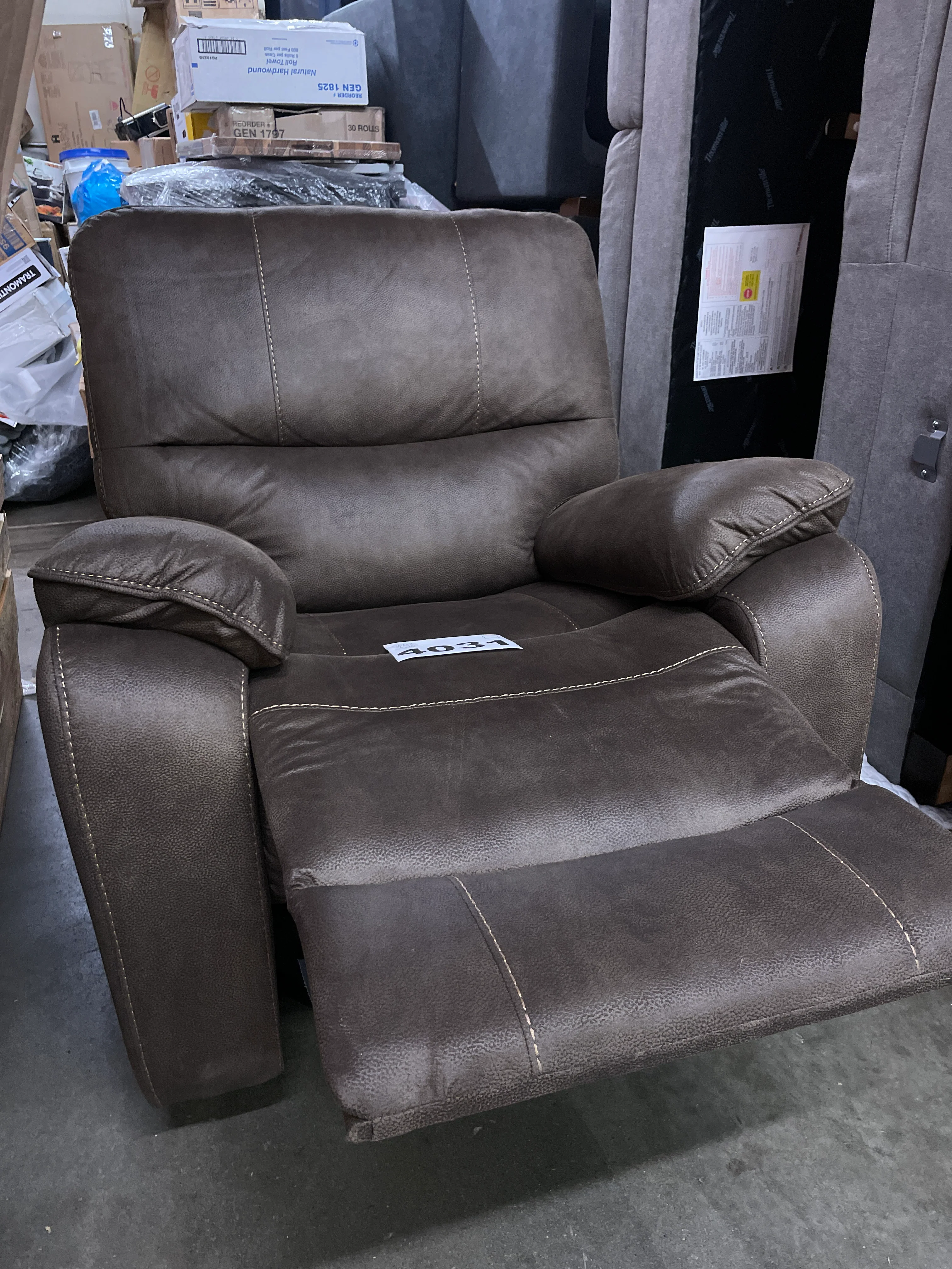 Costco - Barcalounger Henley Fabric Swivel Glider Recliner - Retail $399 - Image 6