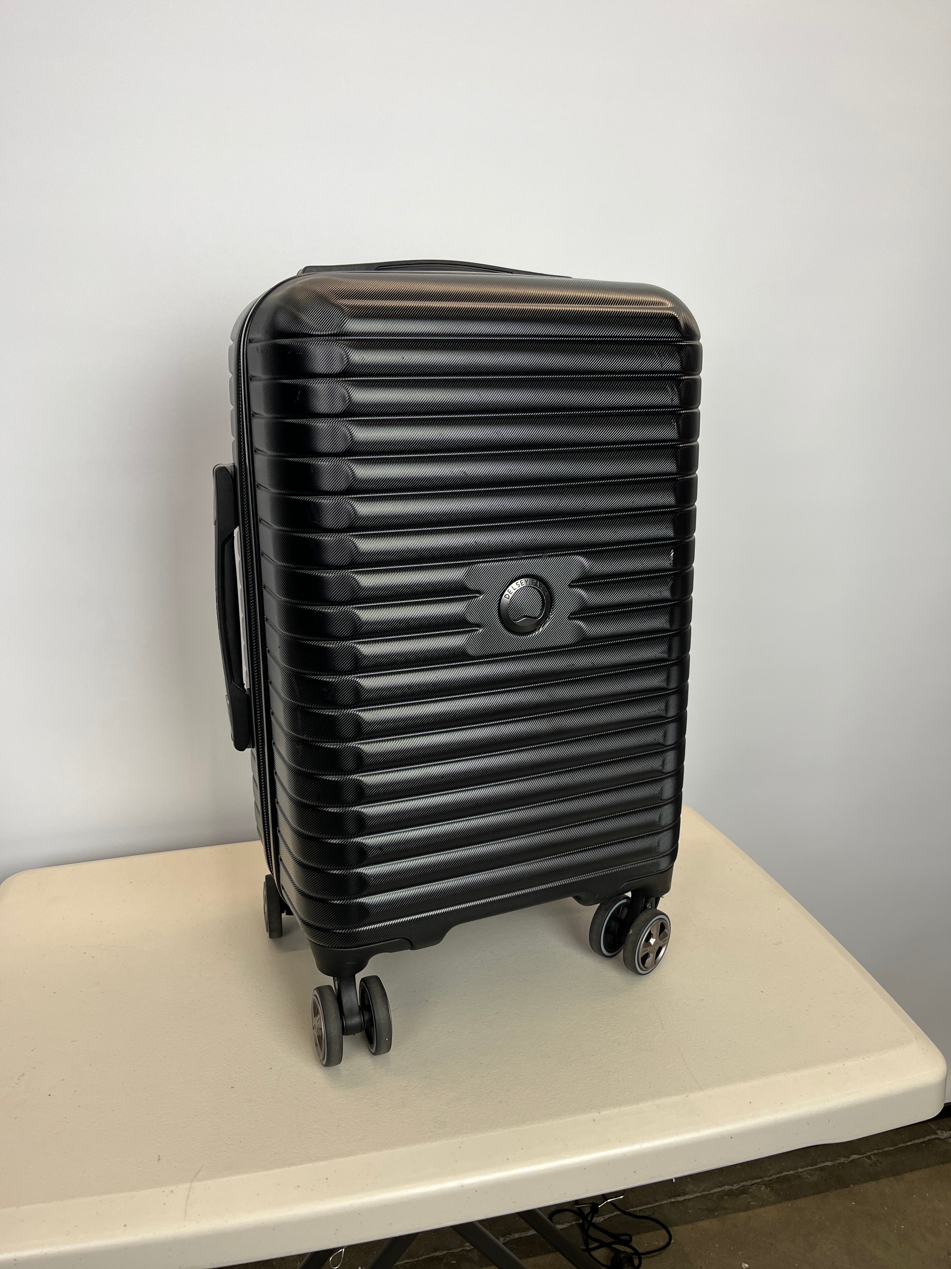 Costco - Delsey Black Hardside Carry-On Spinner - Retail $69 - Image 2