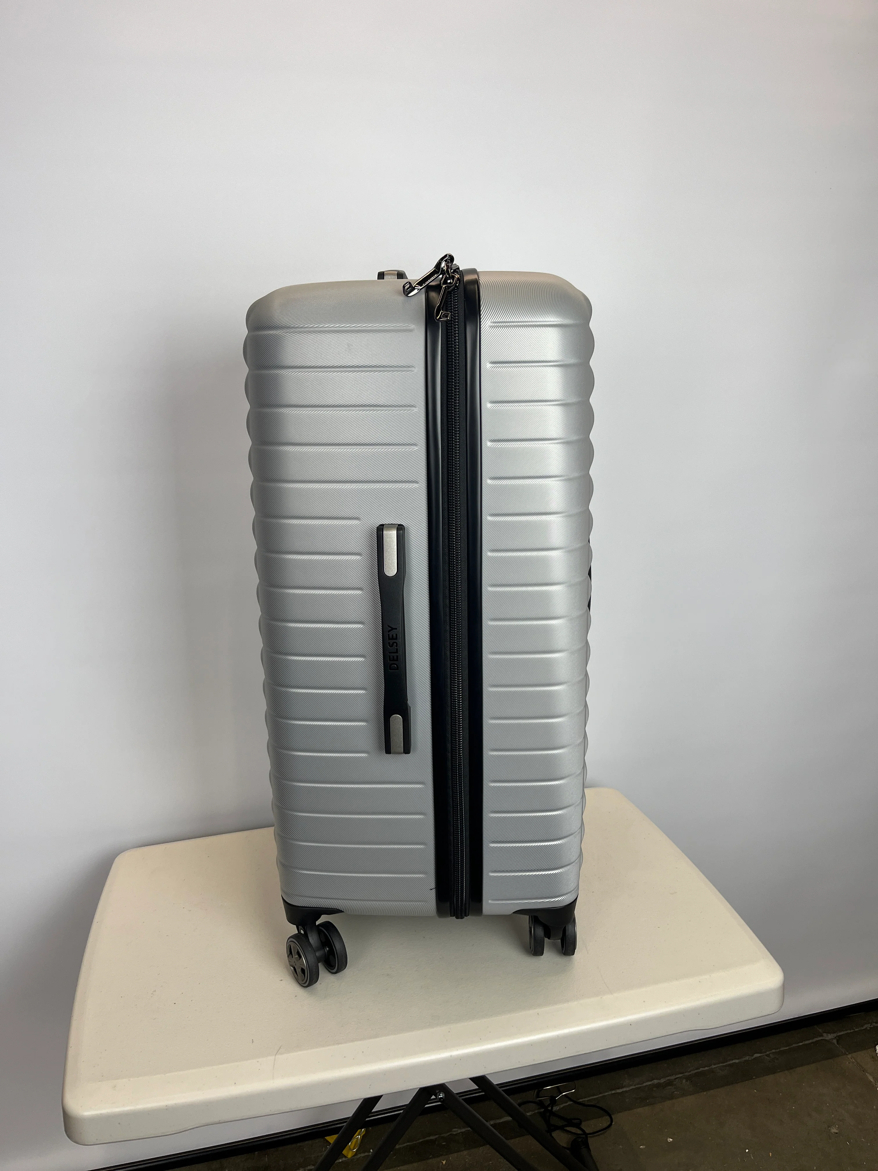 Costco - Delsey Silver Hardside Trunk Spinner - Retail $109 - Image 5