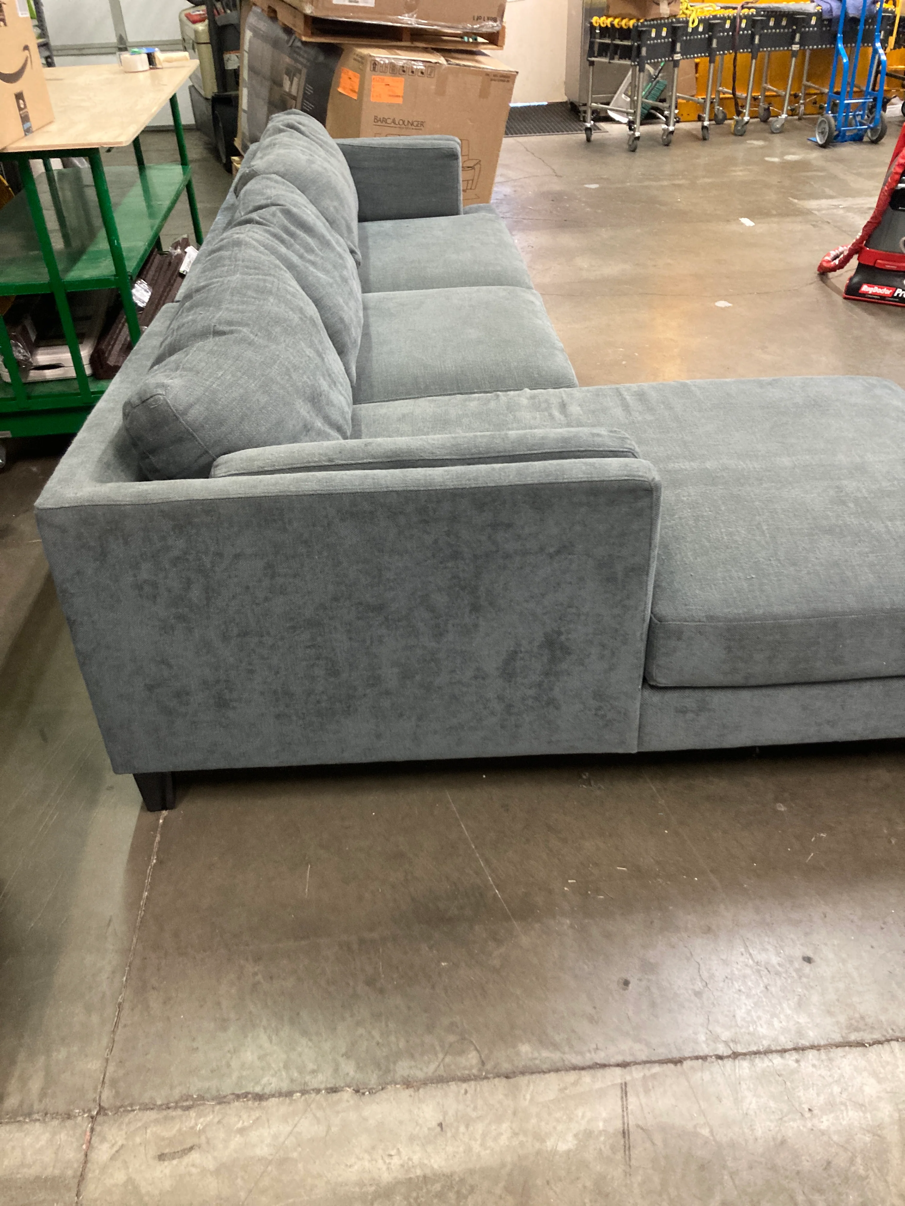 Costco - Ellery Fabric Sectional with Ottoman - Retail $799 - Image 14