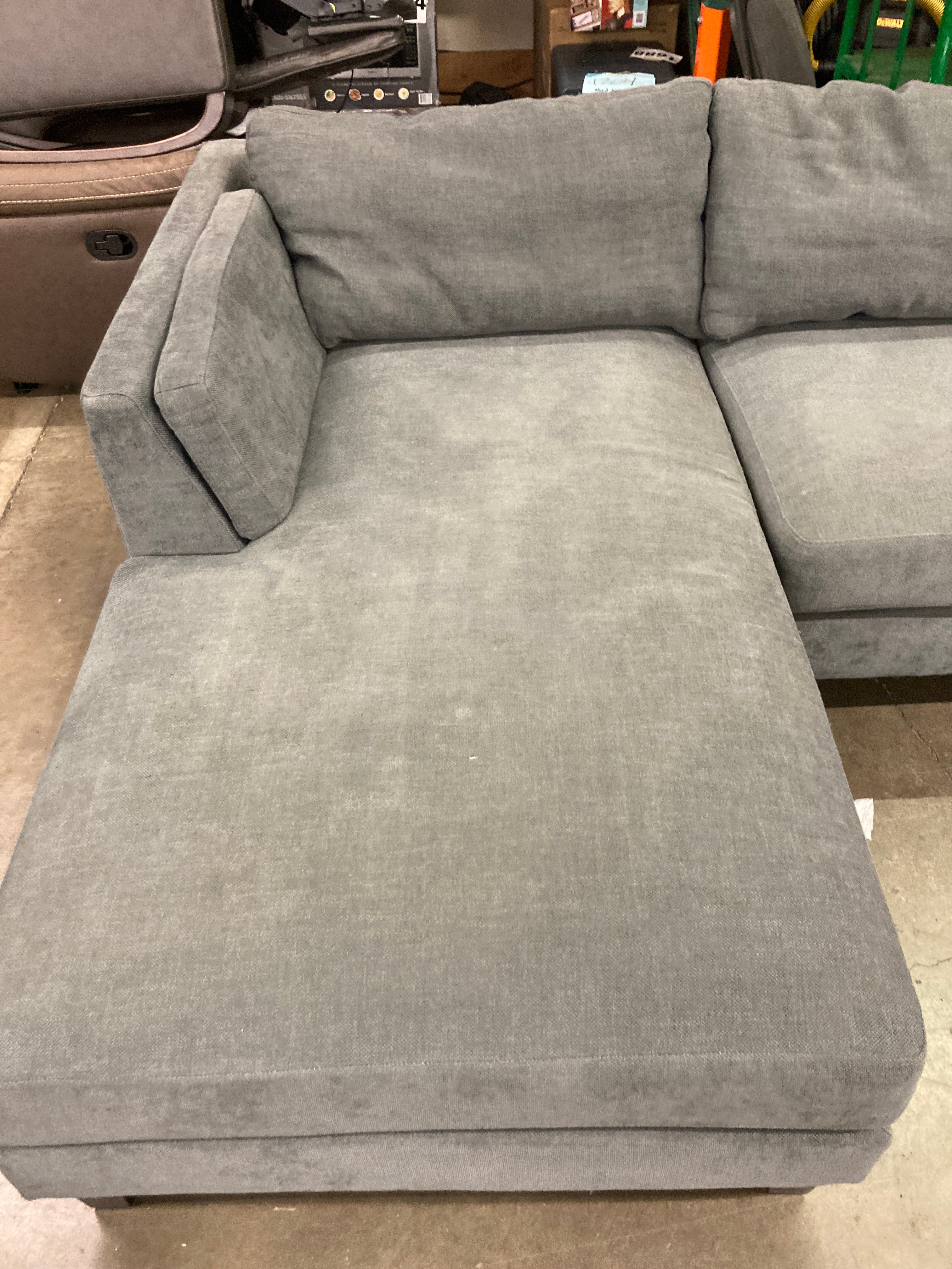 Costco - Ellery Fabric Sectional with Ottoman - Retail $799 - Image 3