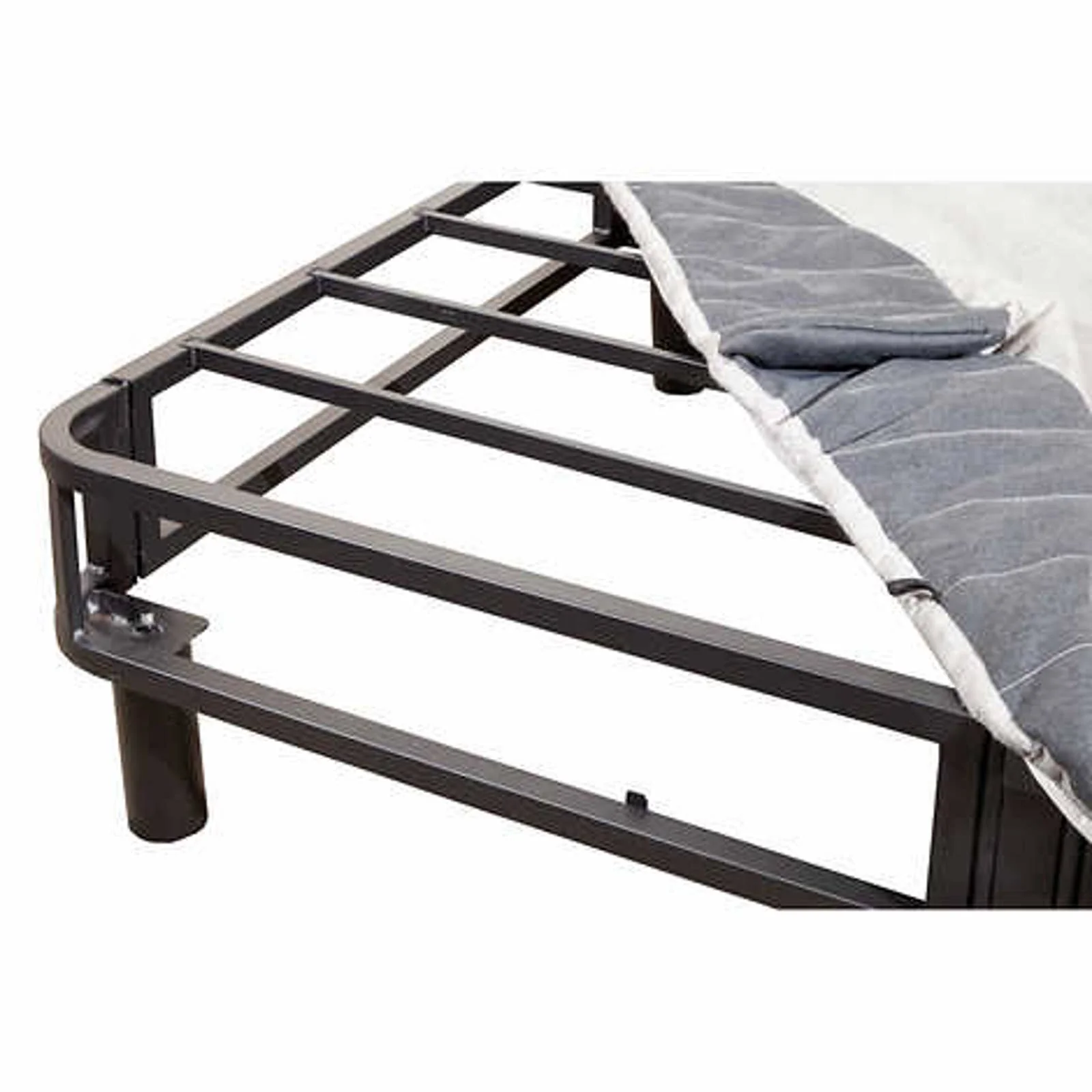EnForce 7" KING Metal Box Spring with Headboard Bracket and Legs - Image 4