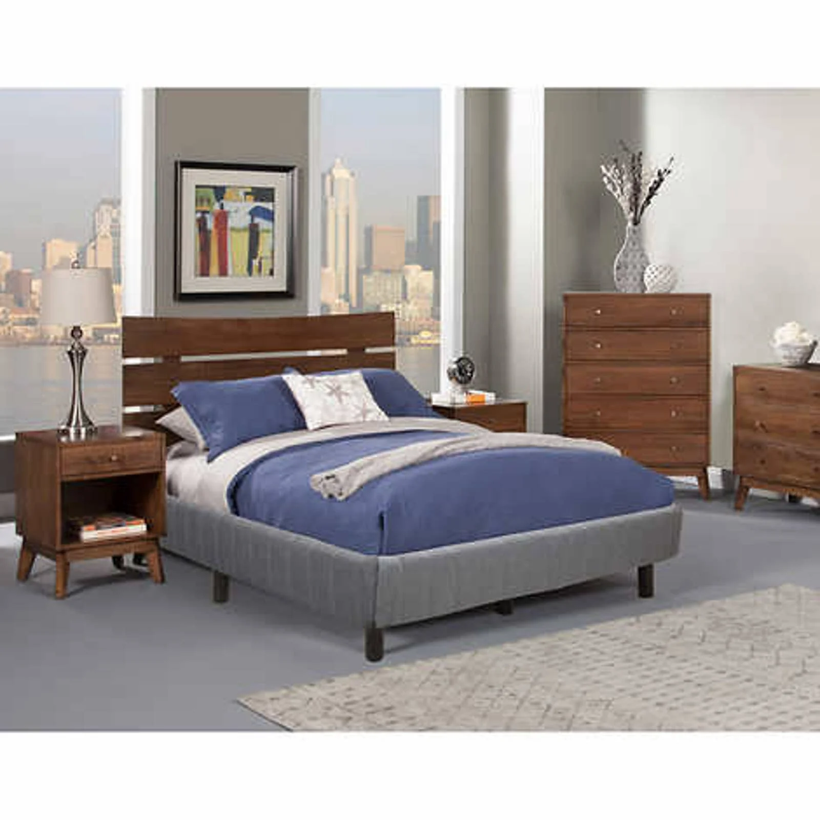 EnForce 7" KING Metal Box Spring with Headboard Bracket and Legs - Image 6