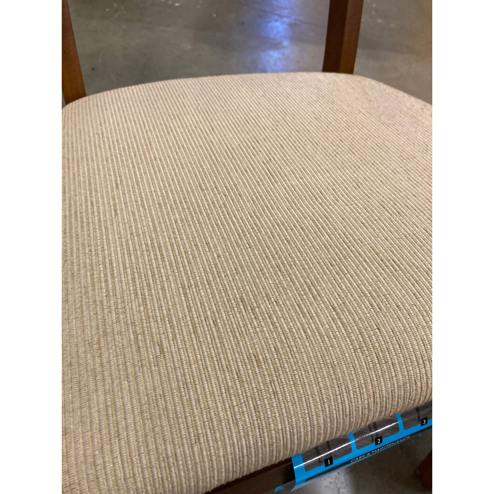 Costco - Stakmore Wood Upholstered Folding Chair, Fruitwood, 2-pack - Retail $99 - Image 3