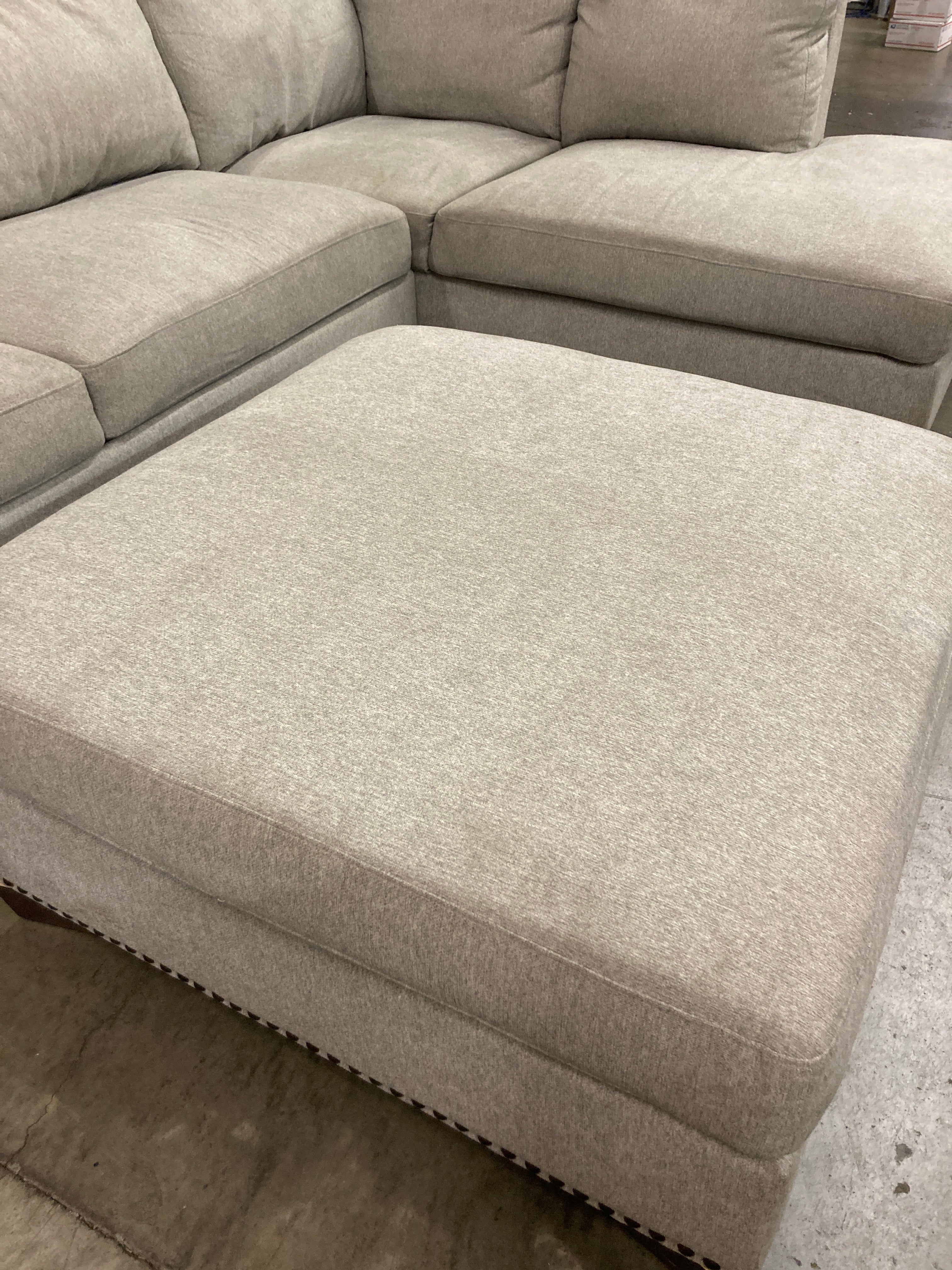Costco - Thomasville Artesia Fabric Sectional with Ottoman - Retail $999 - Image 12