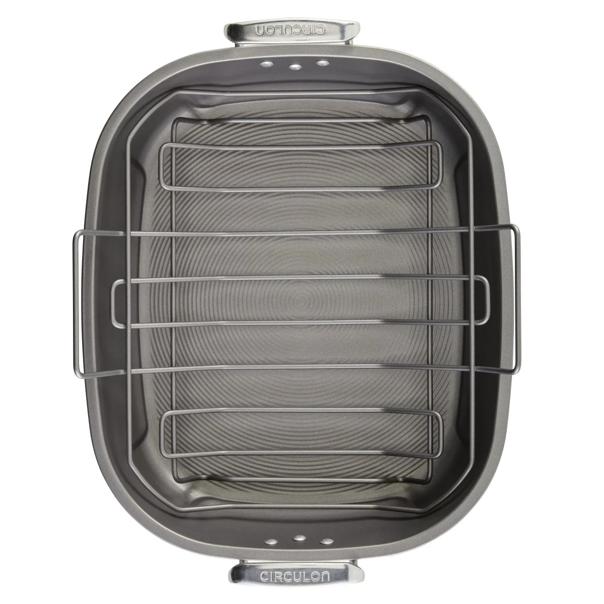 Circulon Nonstick Oval Roaster with Rack - Image 5