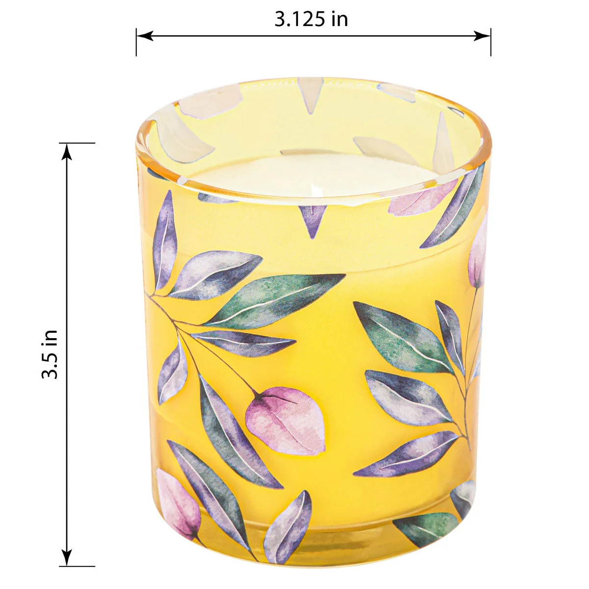 NEW - Simply Indulgent 7oz Floral Candle Set, 6-pack - Image 3