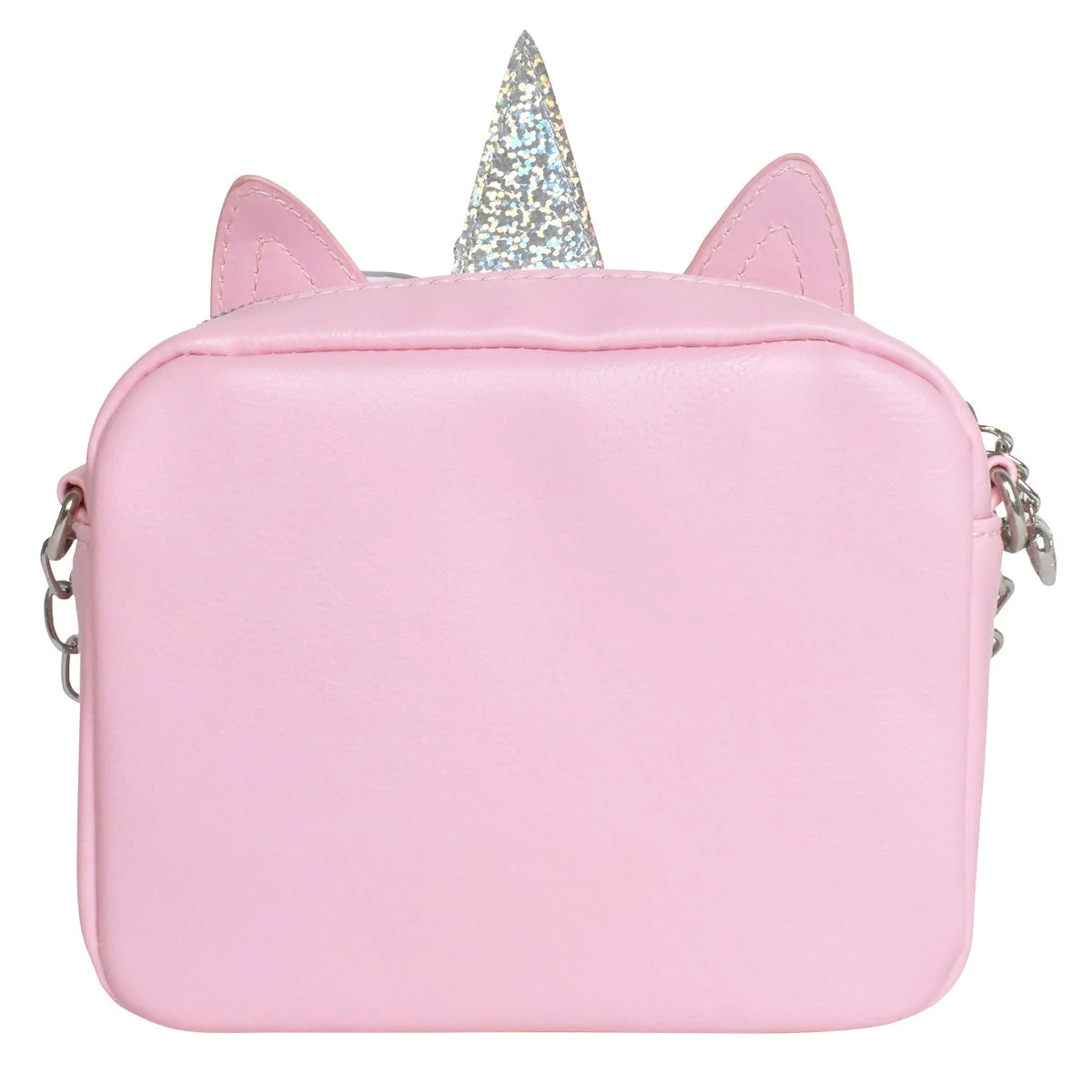 NEW - OMG Accessories Miss Gwen Unicorn Pink Plush Crossbody Bag - Image 3