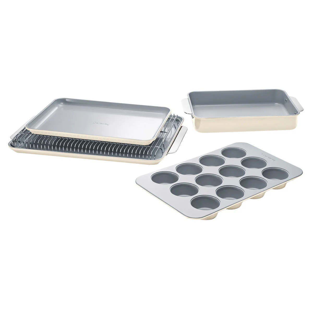 NEW - Caraway 4-piece Ceramic Non-Stick Bakeware Set - Image 2