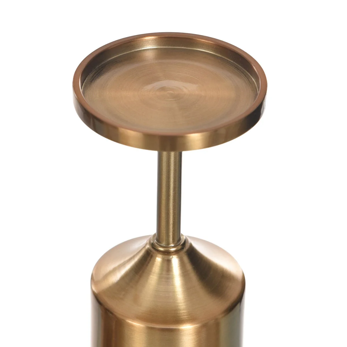 StyleCraft Brass Plated Candleholders, Set of 6 - Image 5