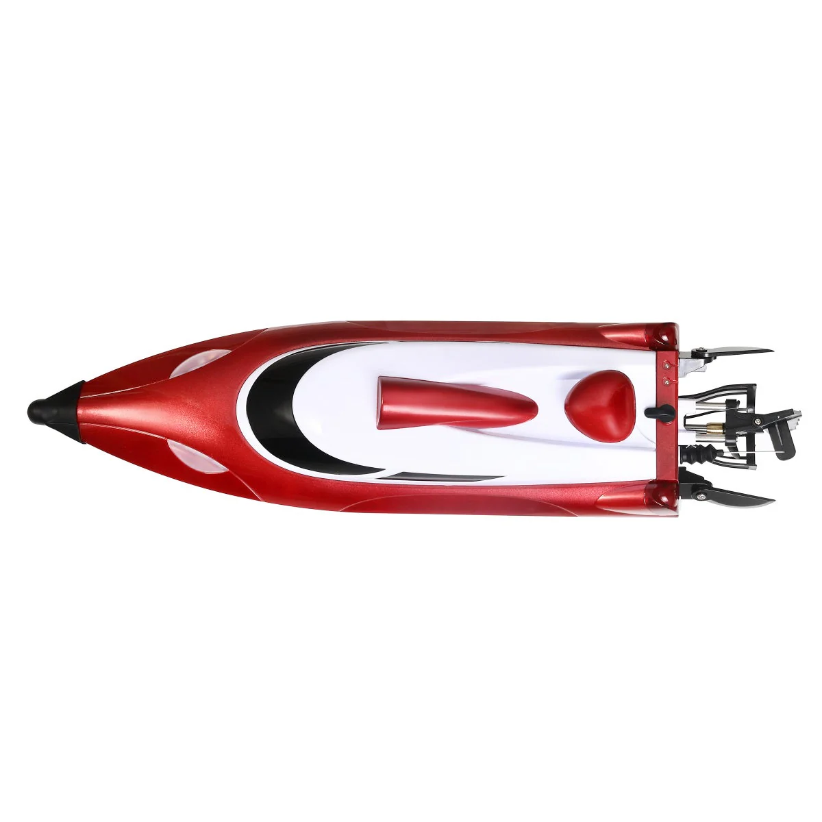 Wave Master High Speed RC Boat - Red - Image 3
