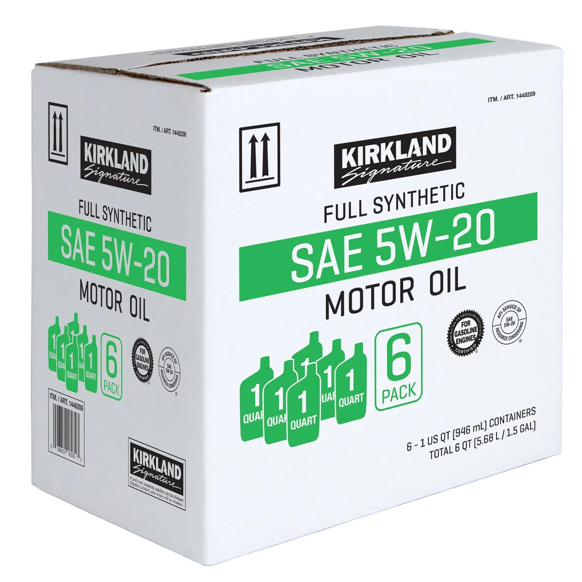 Kirkland Signature 5W-20 Full Synthetic Motor Oil 1-Quart, 12-pack - Image 4